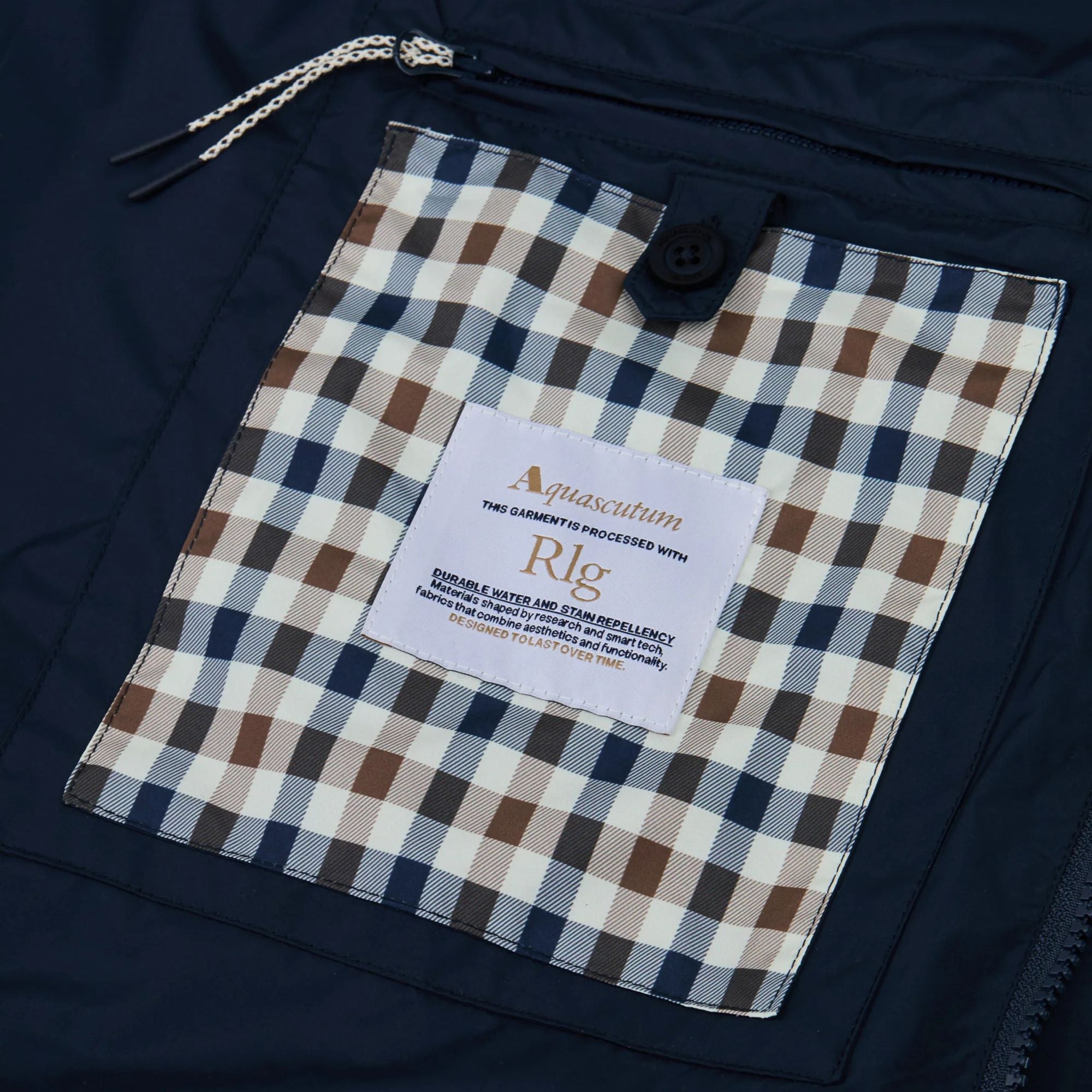 Packable Trench Coat - Navy