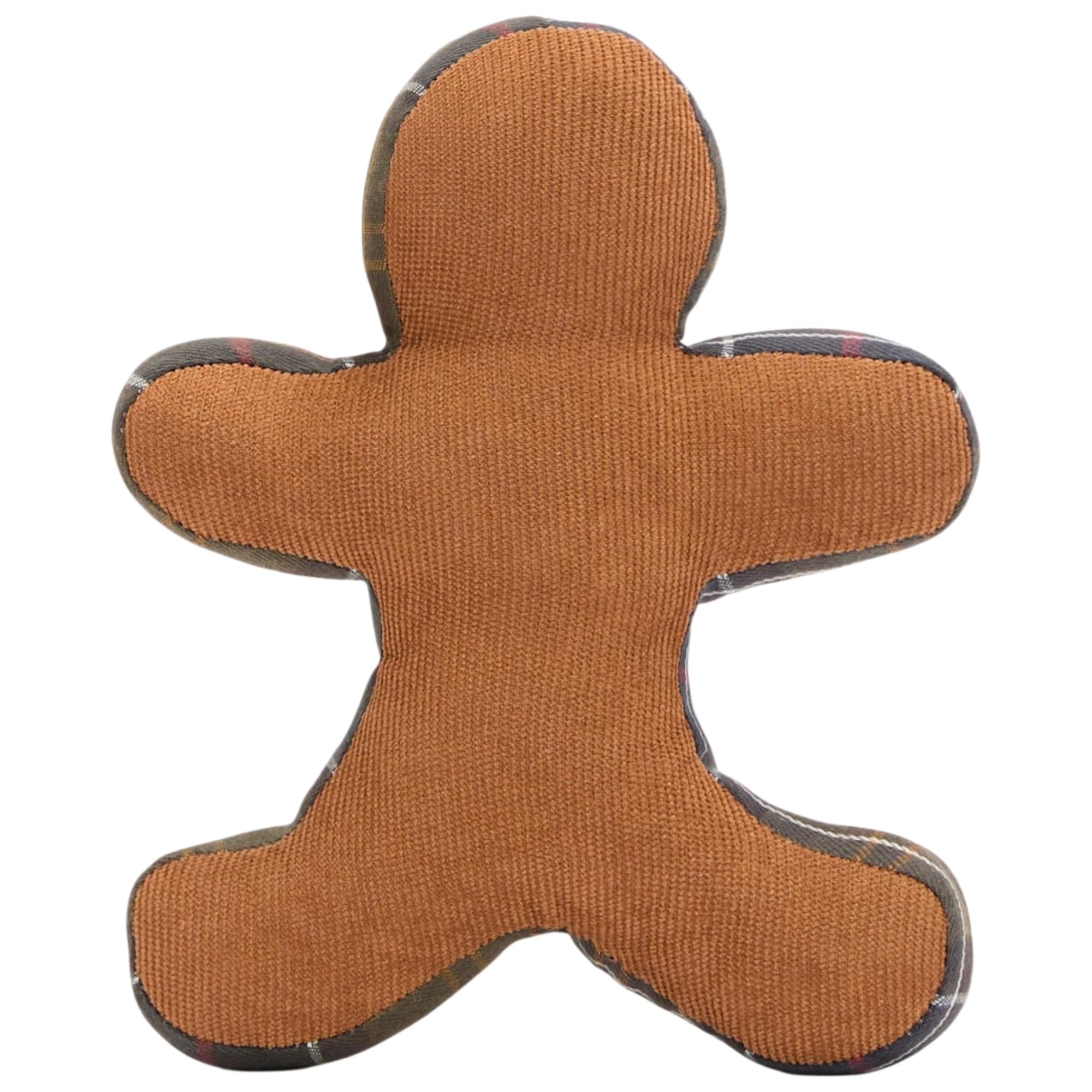 Barbour Gingerbread Man Dog Toy - Brown