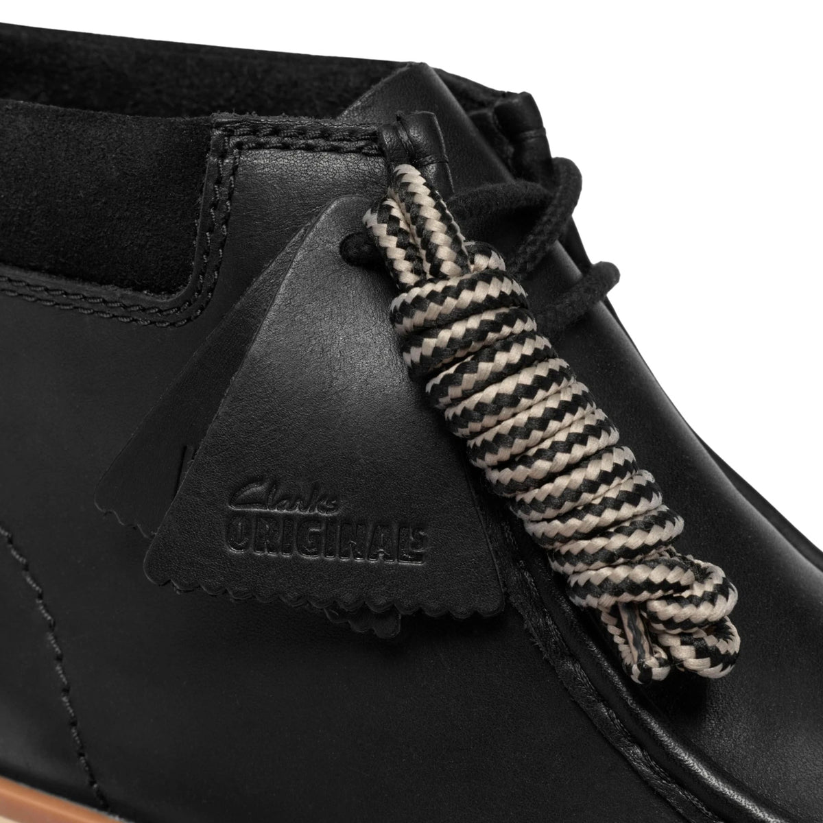 Clarks Originals Walla Orkhon Shoes - Black Leather