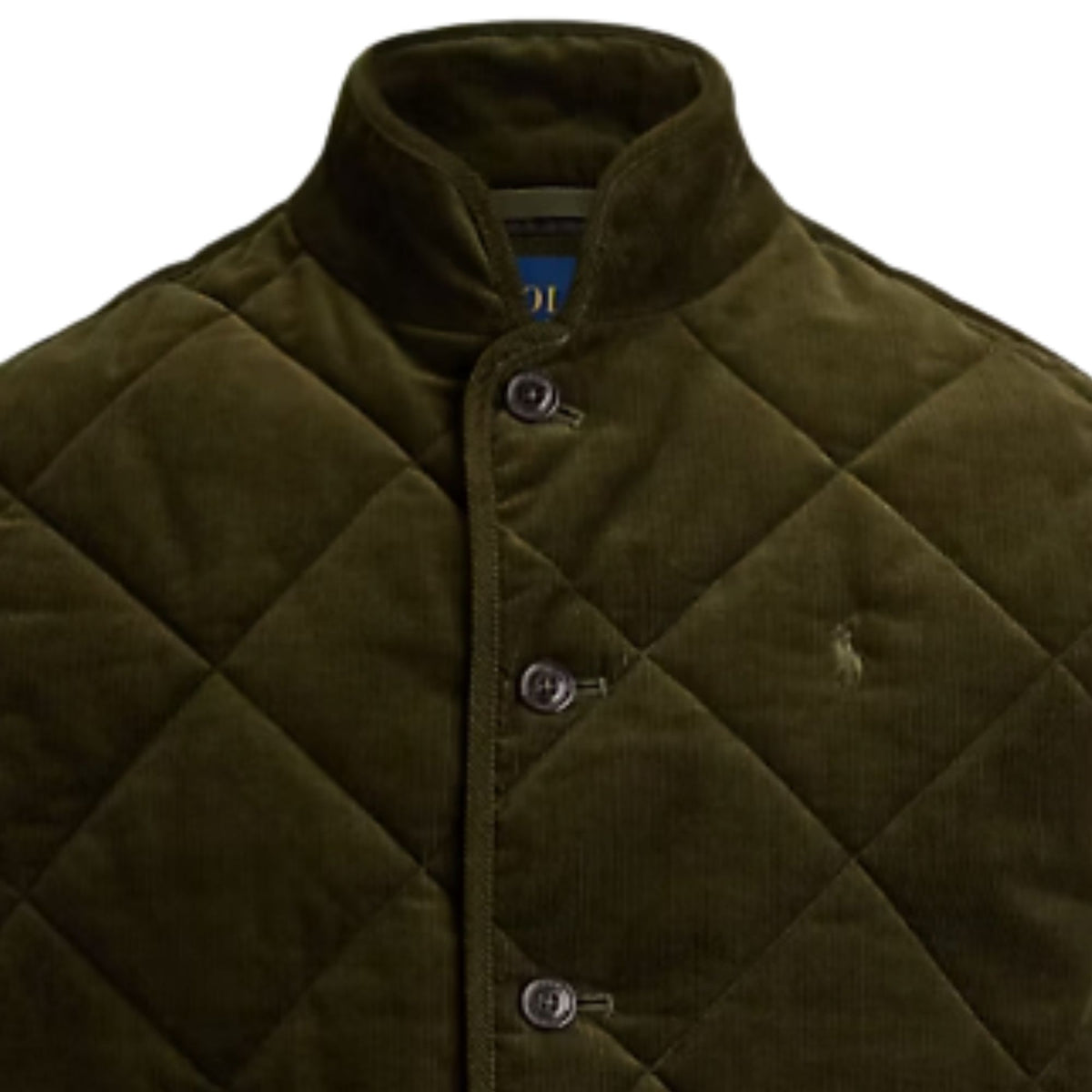 Polo Ralph Lauren Quilted Corduroy Gilet - Company Olive