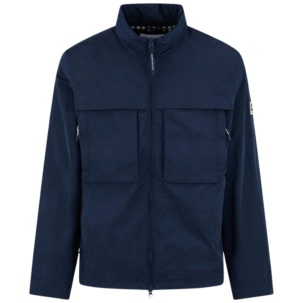 Lamina Mock Neck Jacket - Navy