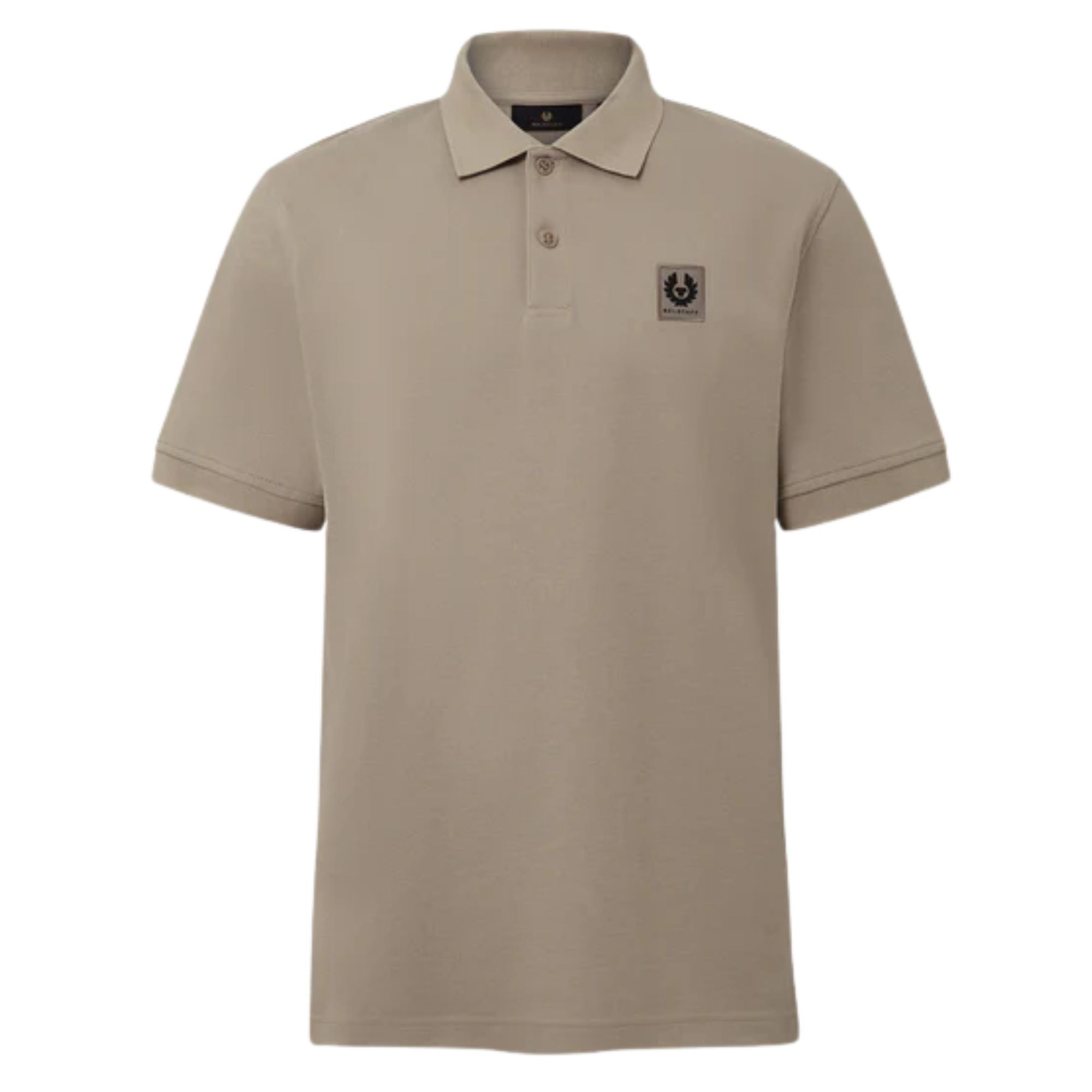 Belstaff Logo Polo Shirt - Dark Sand