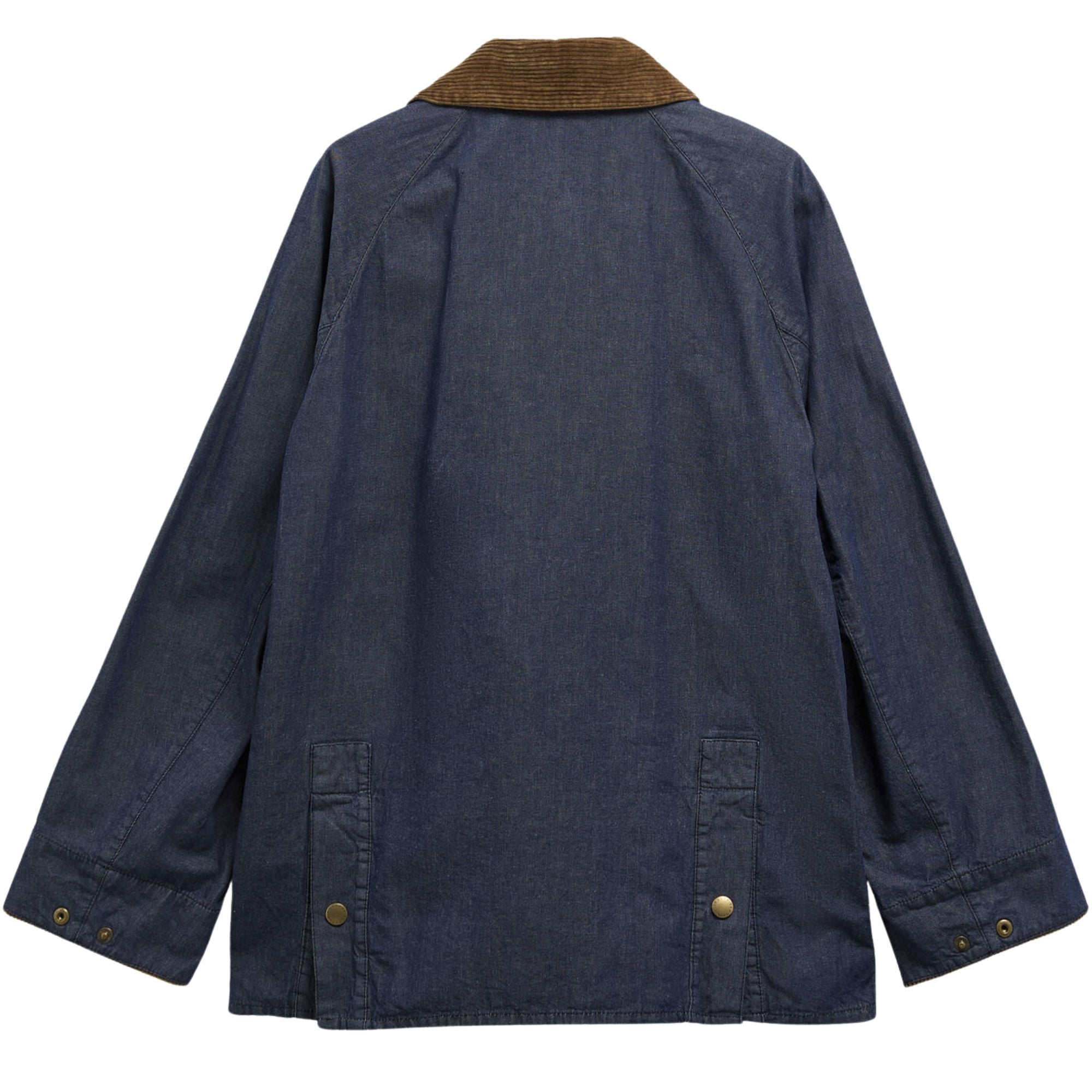 Oversized Bedale Denim Casual Jacket - Indigo