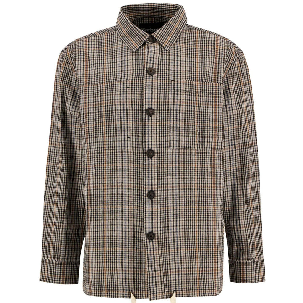Barbour Fife Checked Overshirt - Neutral
