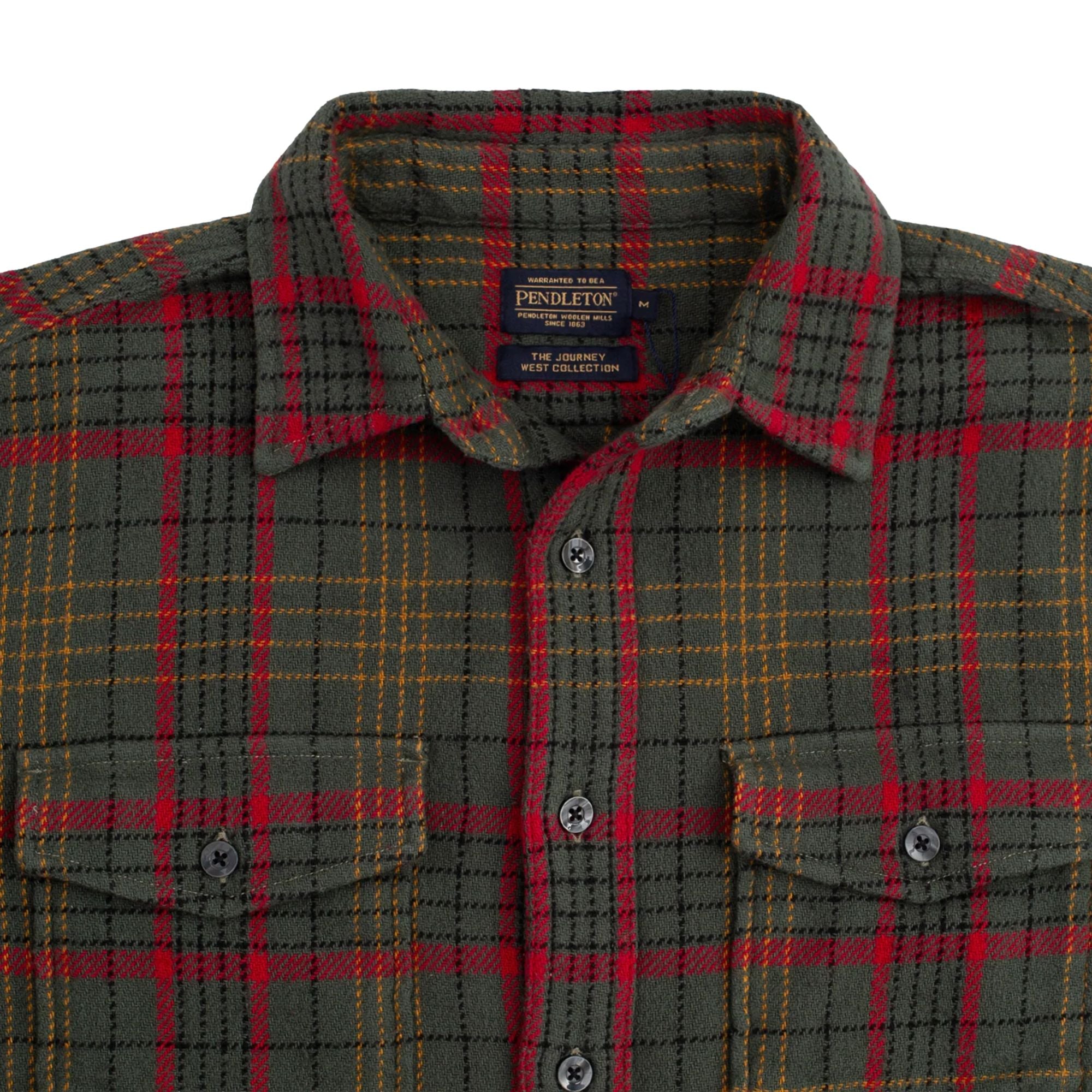 Pendleton Woolen Mills Big Pocket Shirt - Green