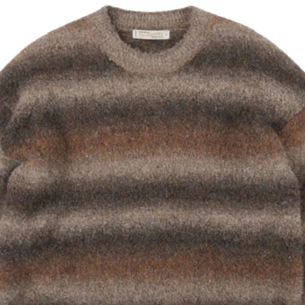 FrizmWORKS Gradation Boucle Knit - Brown