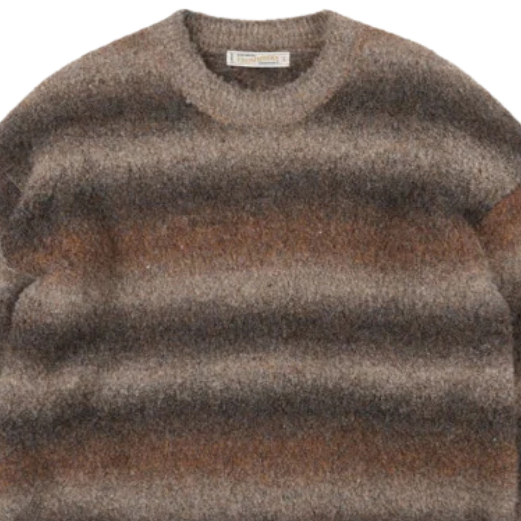 FrizmWORKS Gradation Boucle Knit - Brown