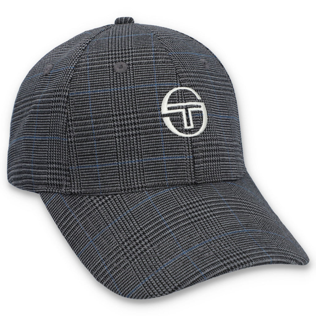 Sergio Tacchini Wessler Classic 6 Panel Strapback Cap - Charcoal