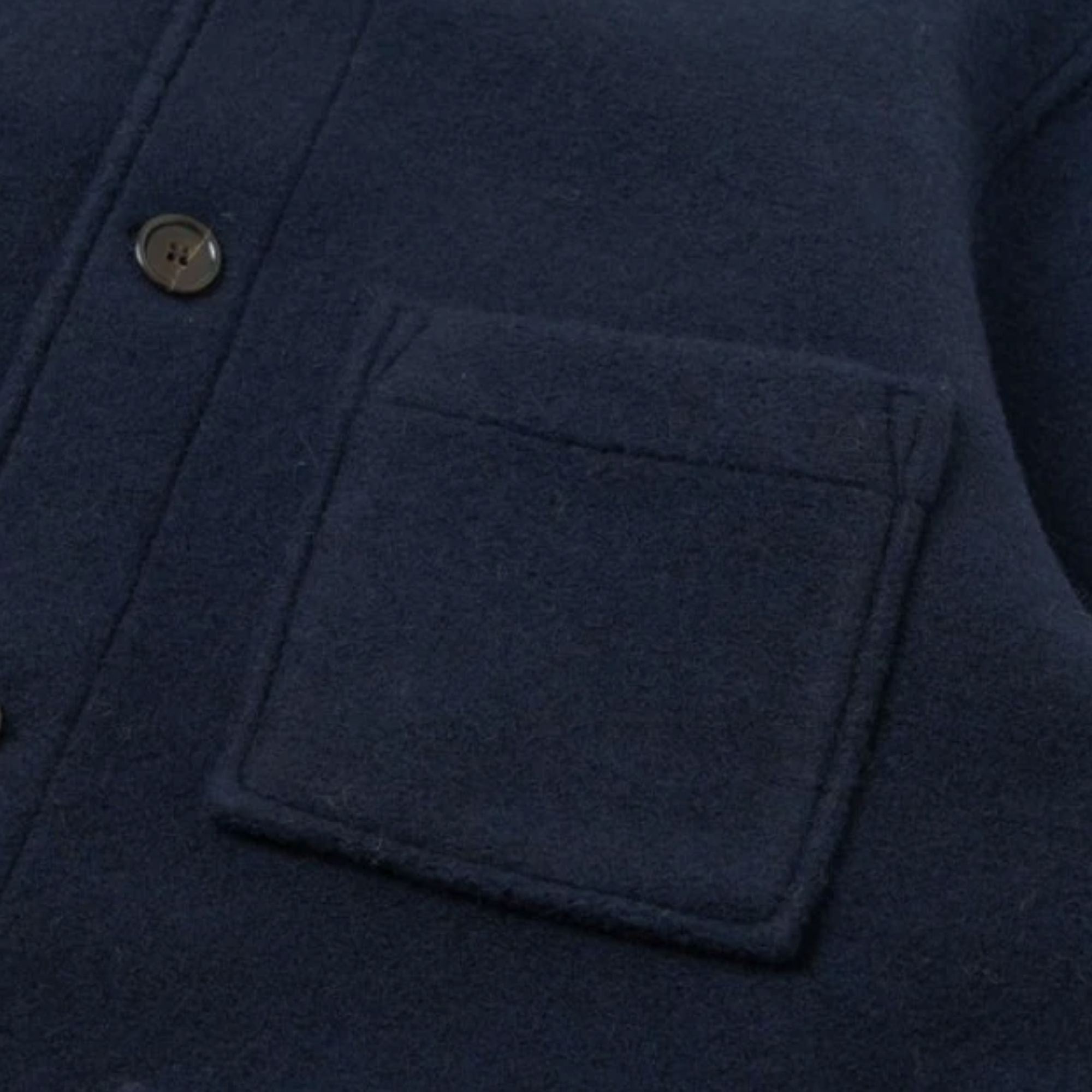 Universal Works Tag Jacket Techno Melton Plain - Navy