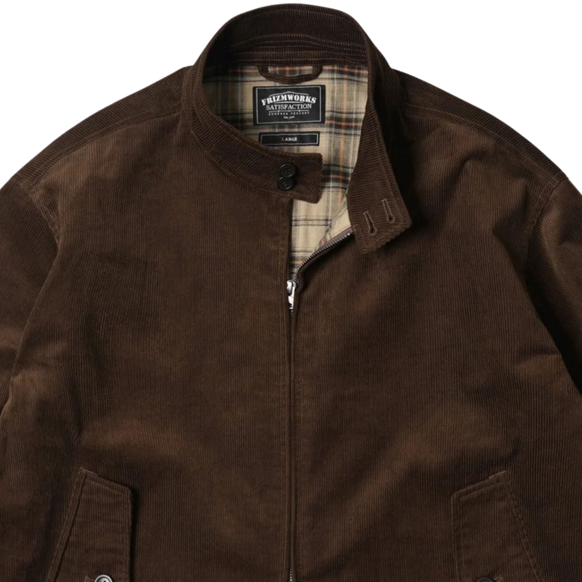 FrizmWORKS Corduroy Buddy Harrington Jacket - Brown