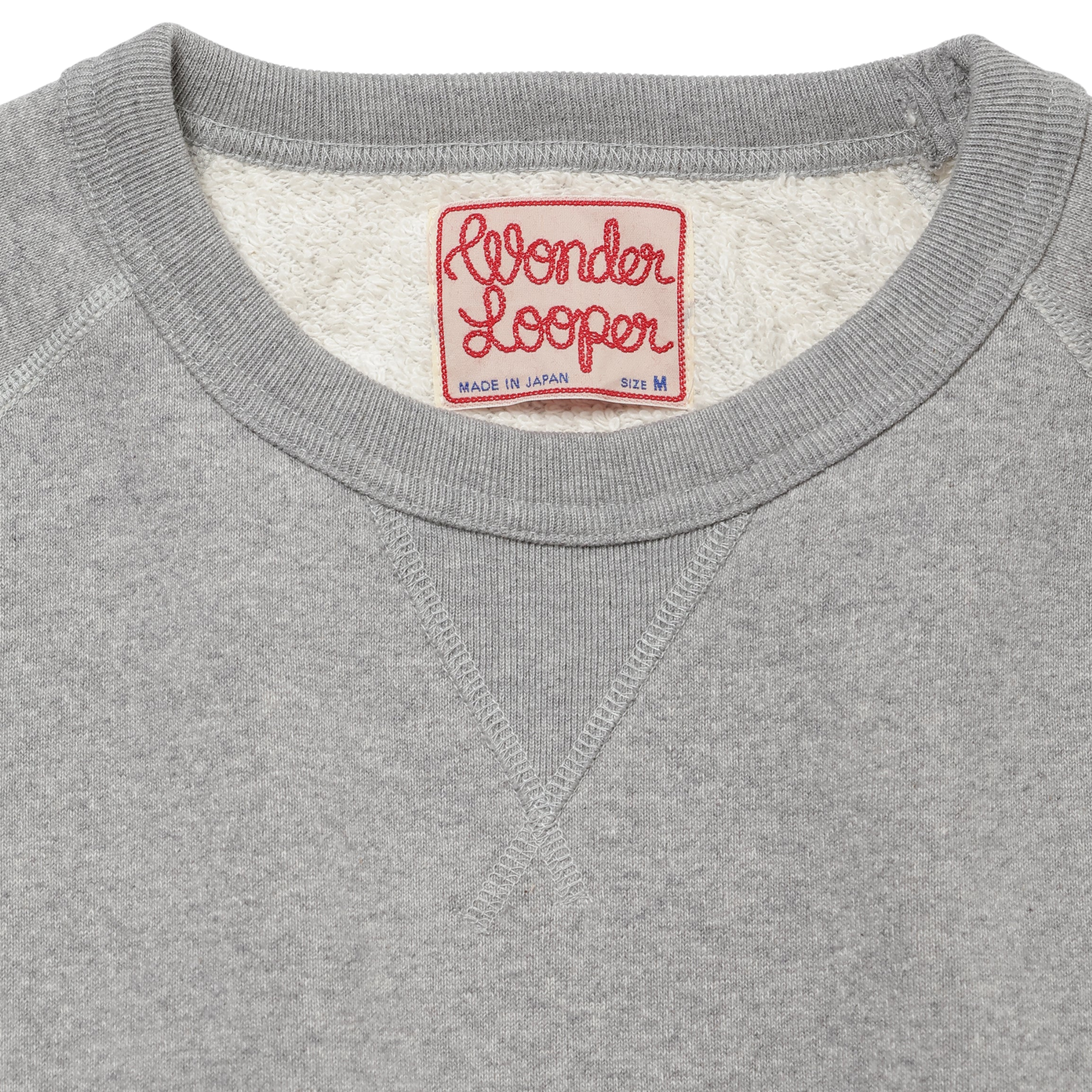 Pullover Crewneck Super Looper French Terry - Heather Grey