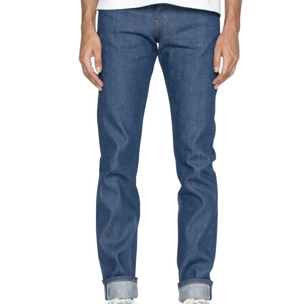 Naked and Famous Denim Weird Guy Workforce Selvedge - Indigo