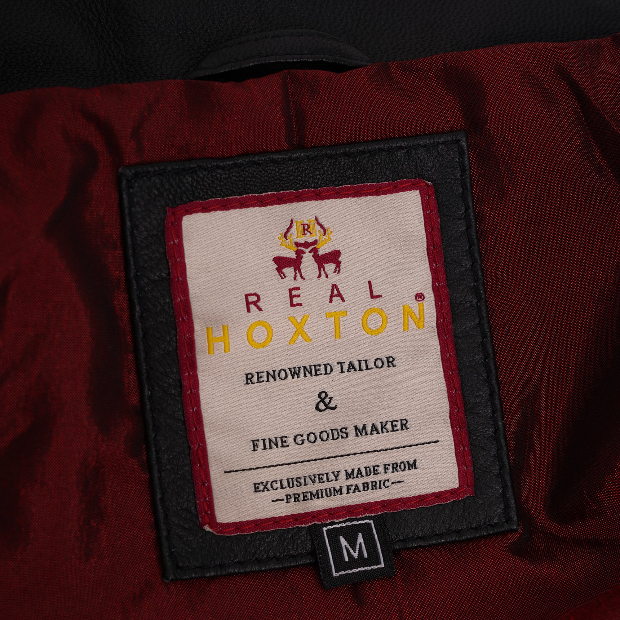 Leather Gab Jacket - Black