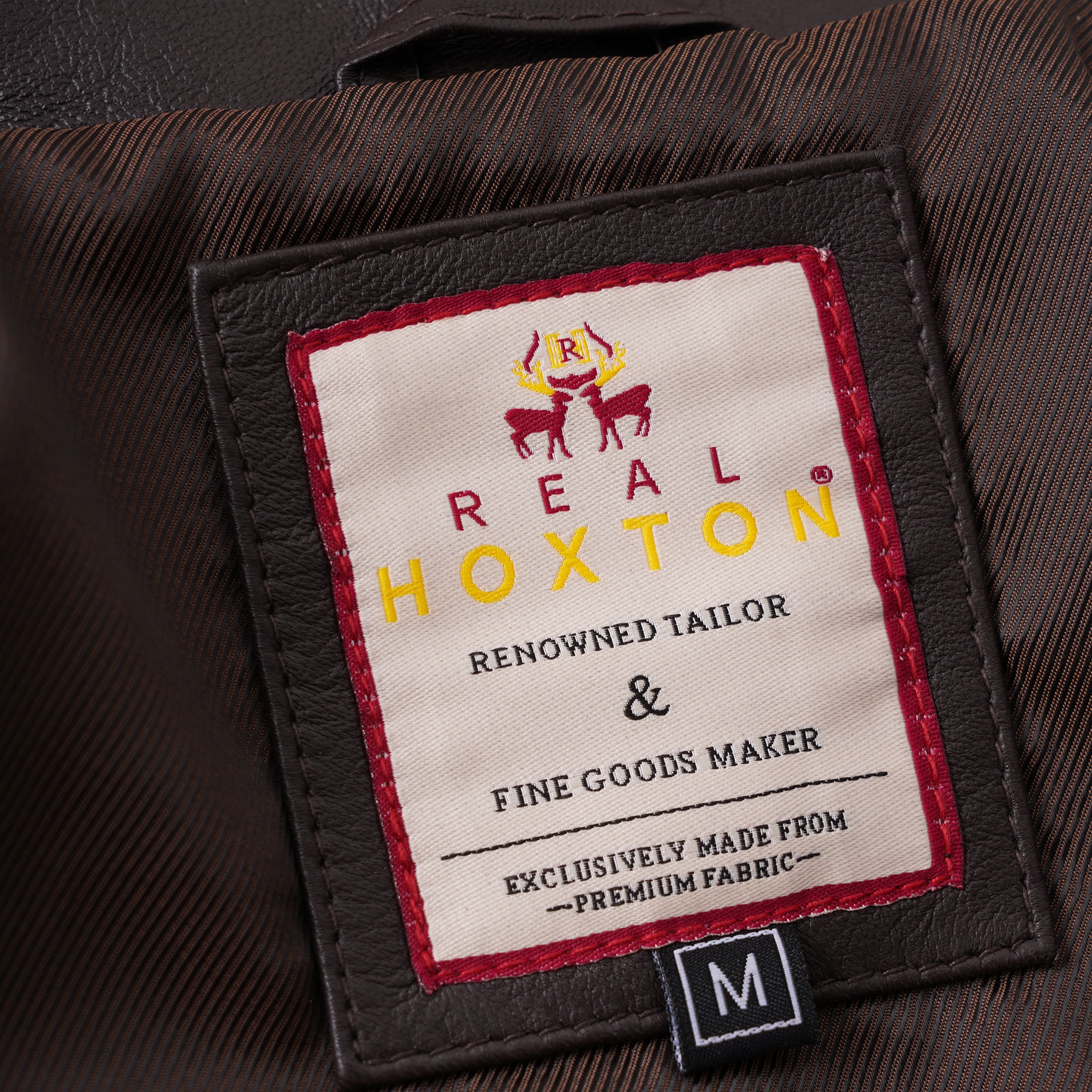 Leather Gab Jacket - Brown