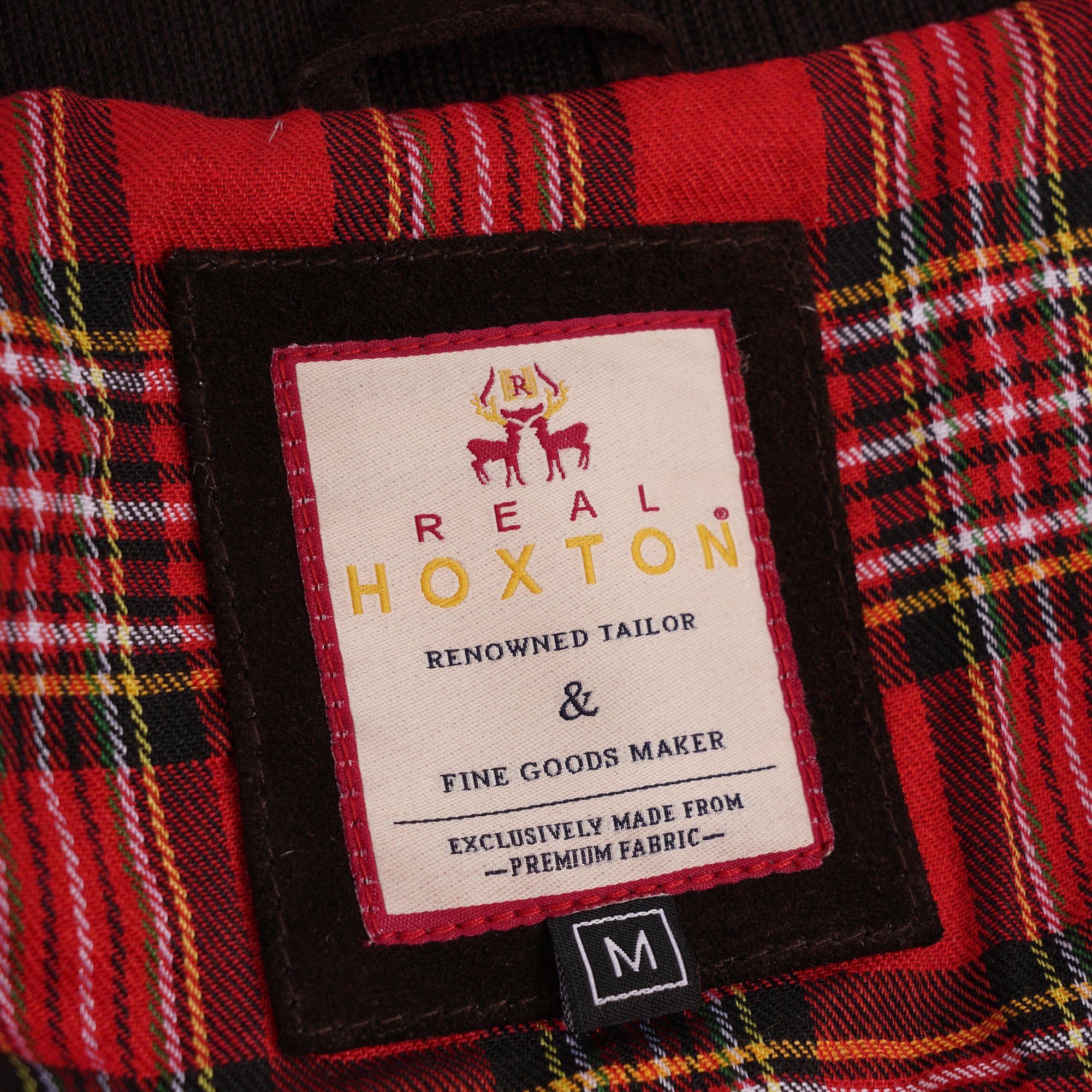 Suede Harrington Jacket - Brown