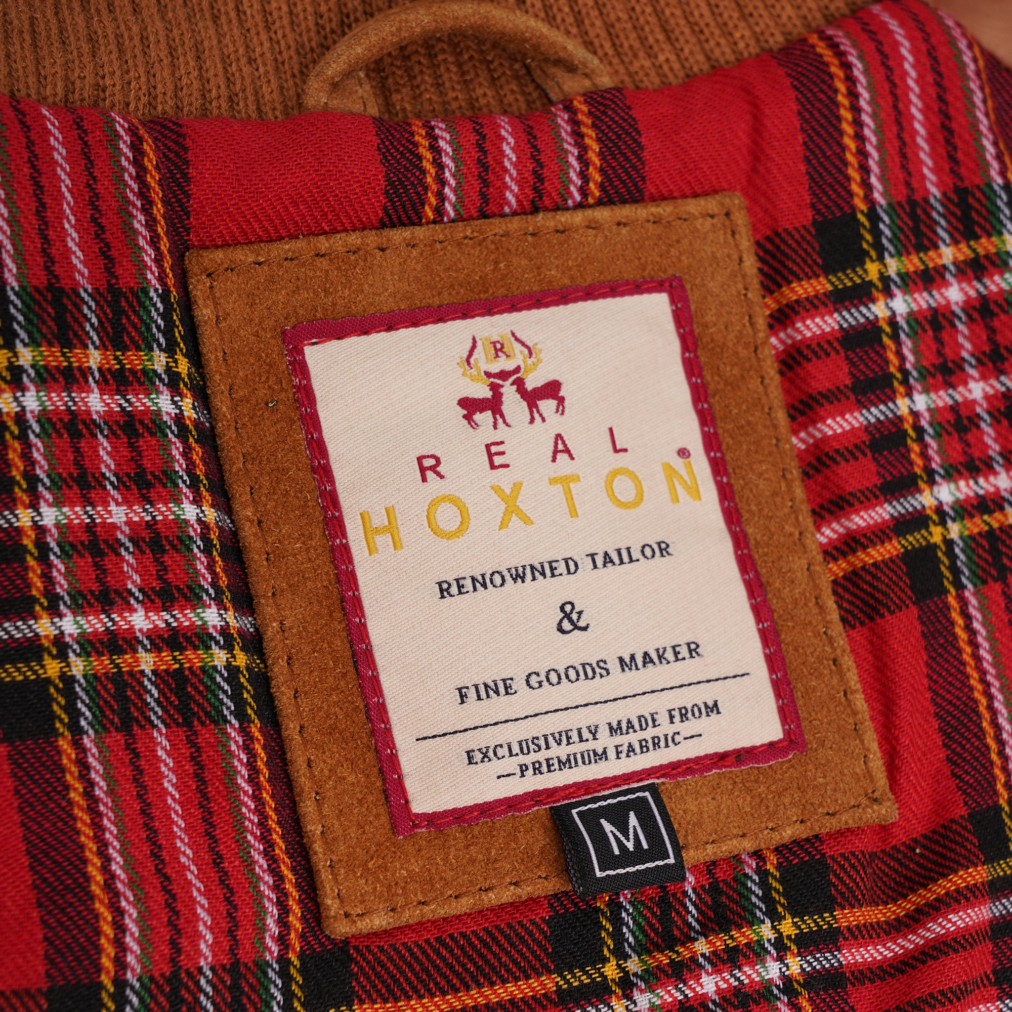 Suede Harrington Jacket - Tan