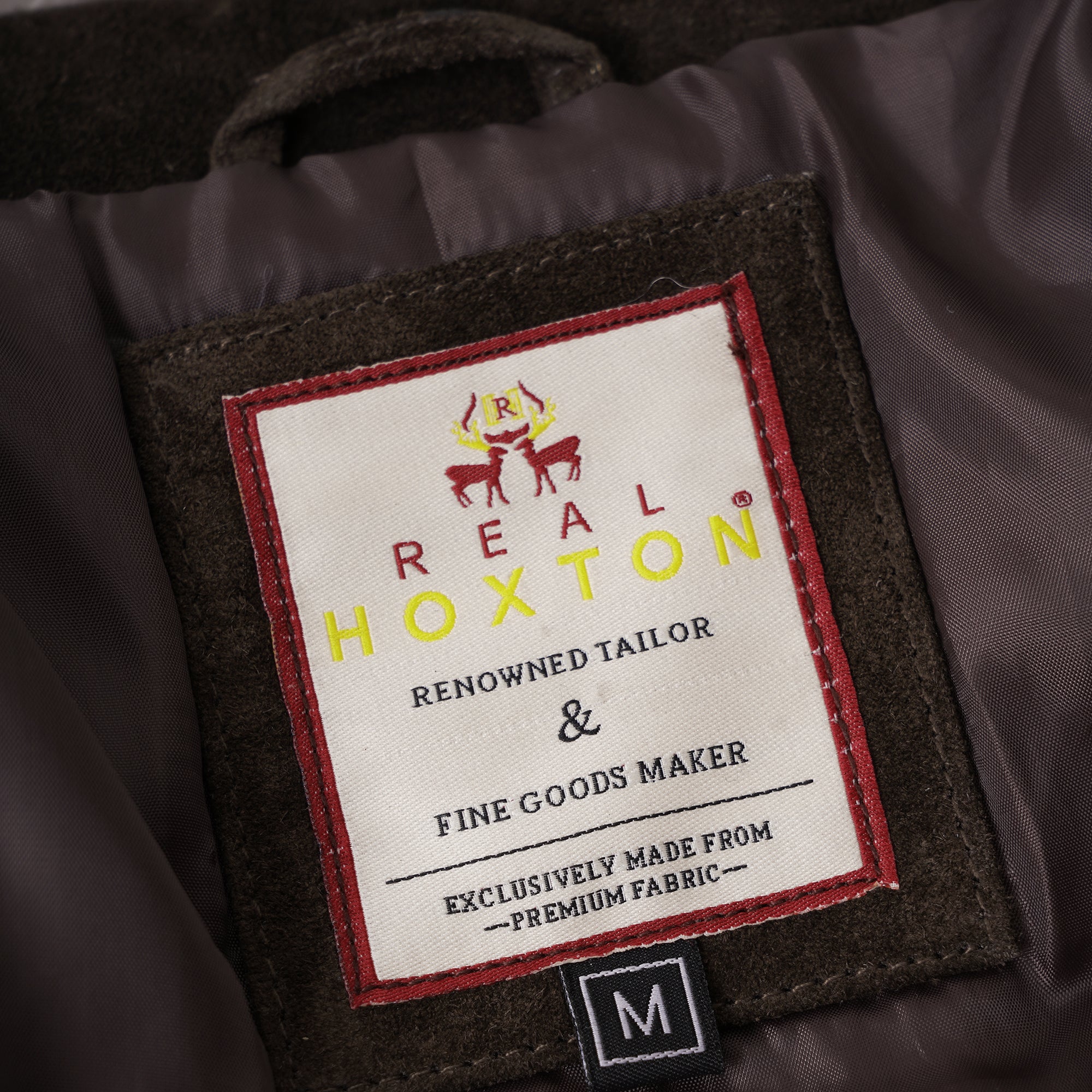 Suede Trucker Jacket - Brown