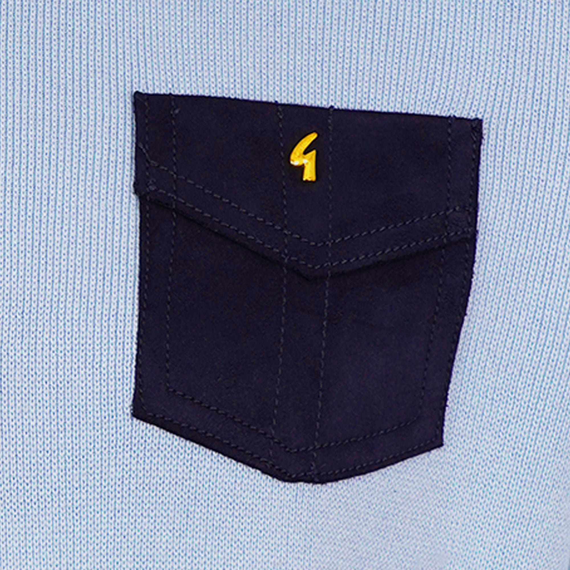 x Stuarts Jarvis Polo Shirt - Sky