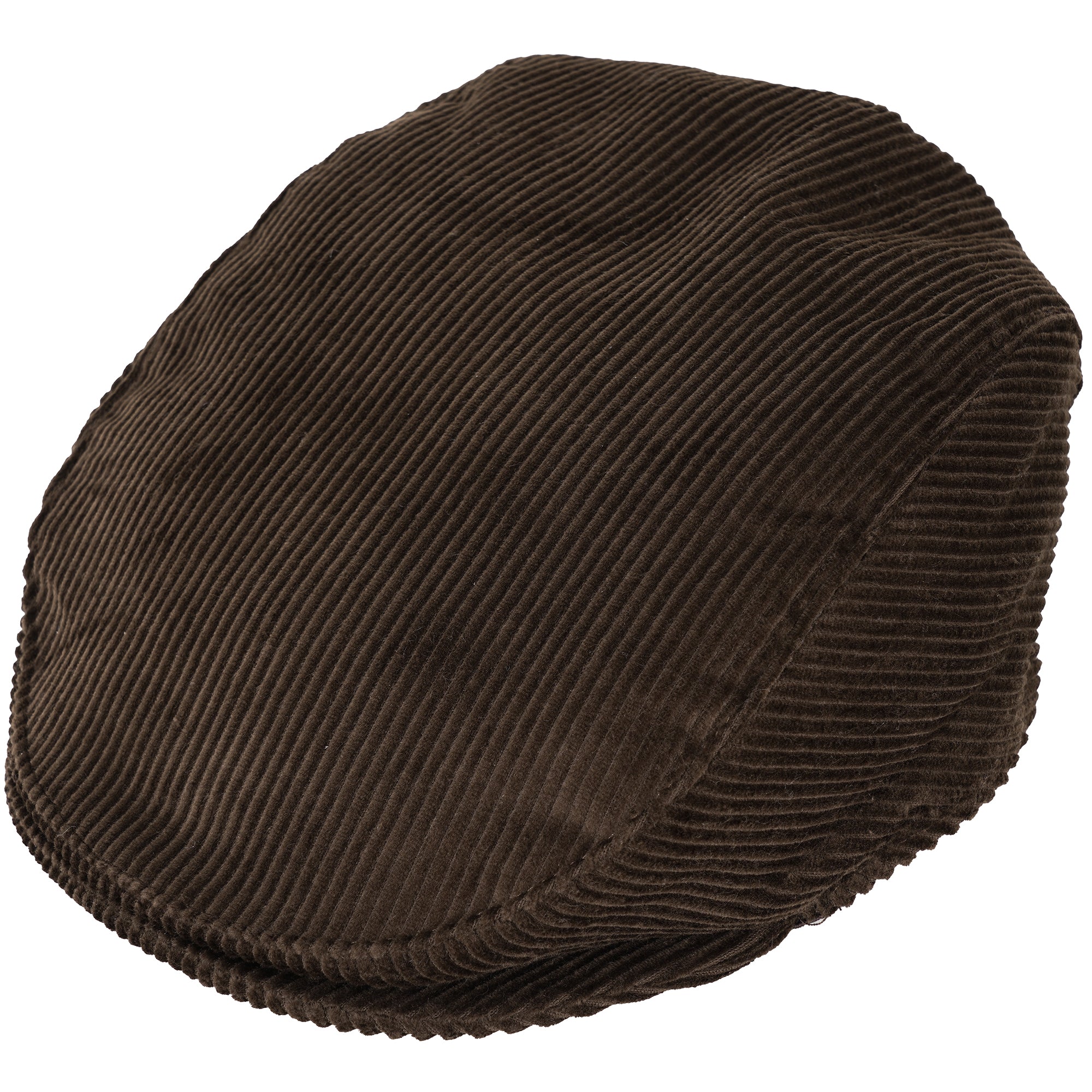 Corduroy Flat Cap - Brown