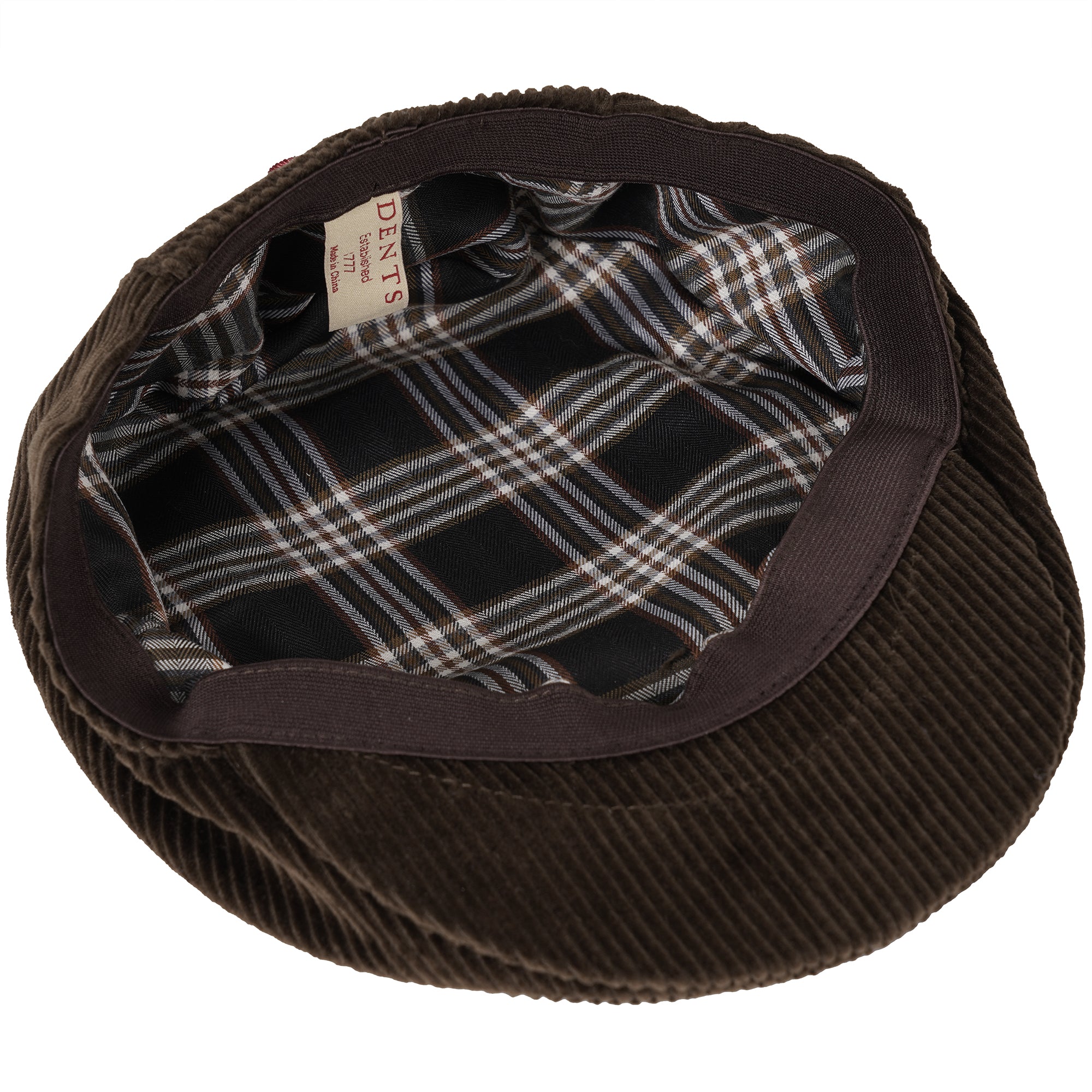 Corduroy Flat Cap - Brown