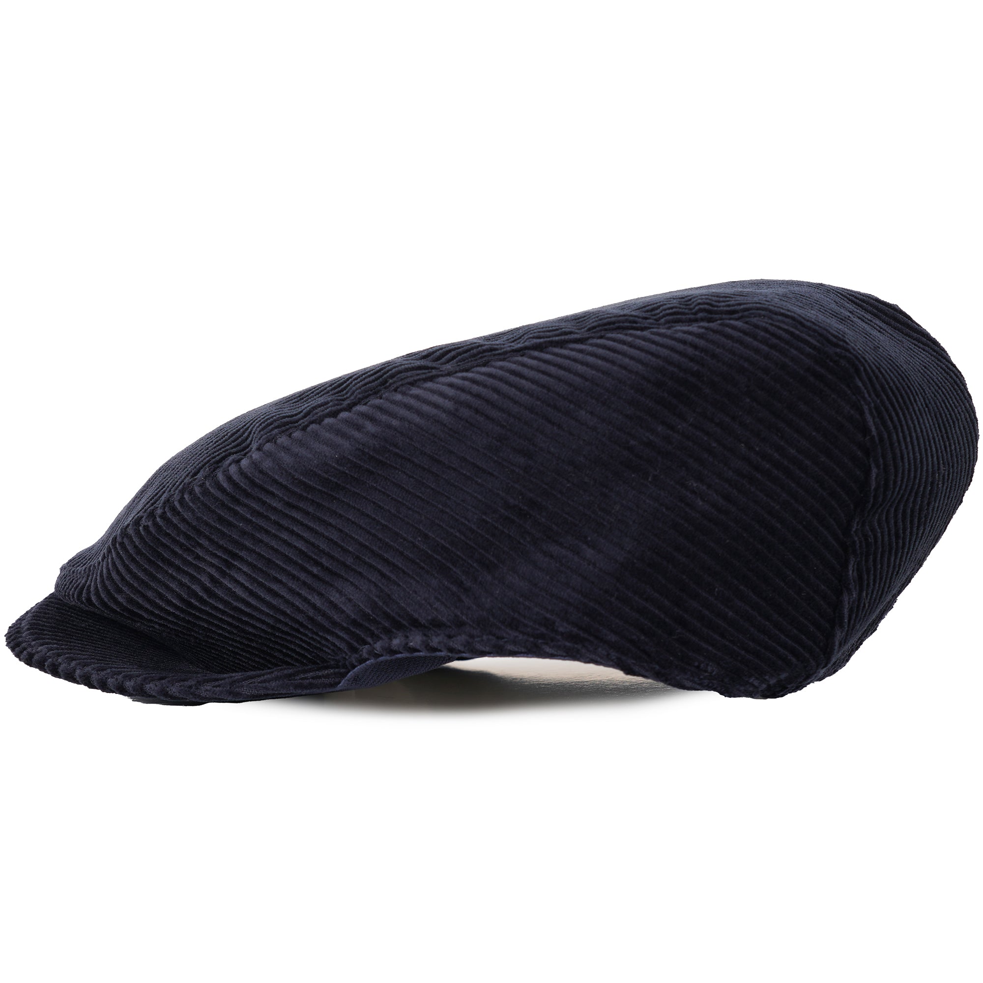 Corduroy Flat Cap - Navy