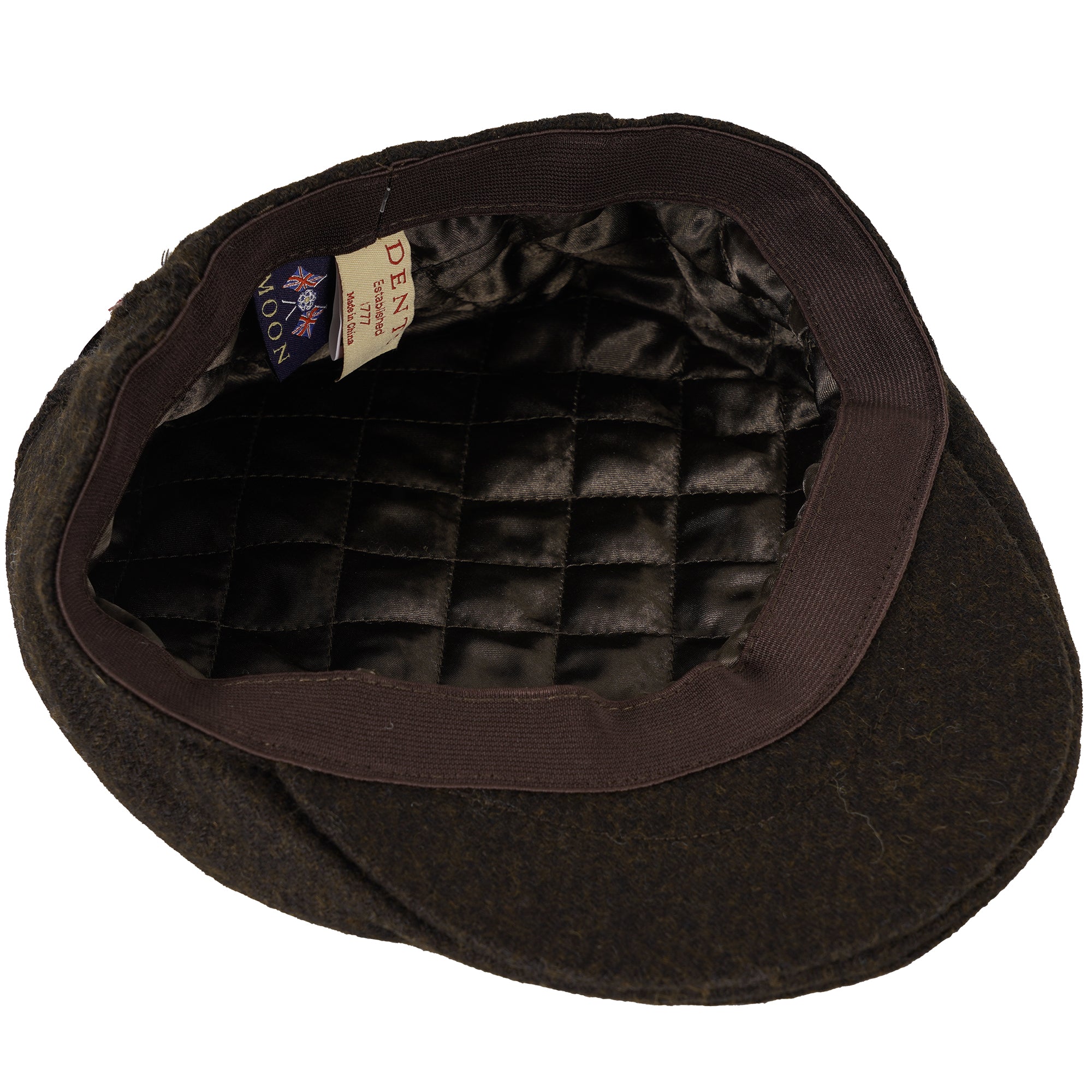 Abraham Moon Flat Cap - Brown