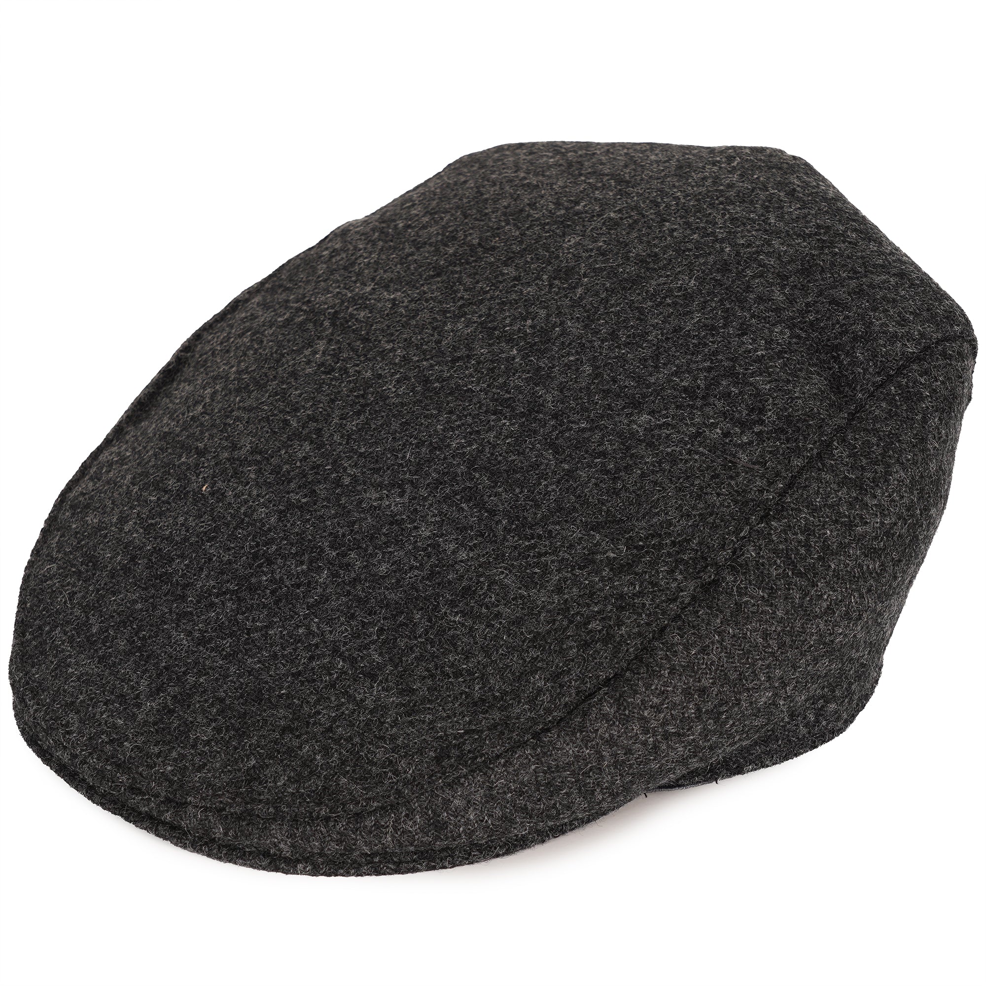 Abraham Moon Flat Cap - Charcoal
