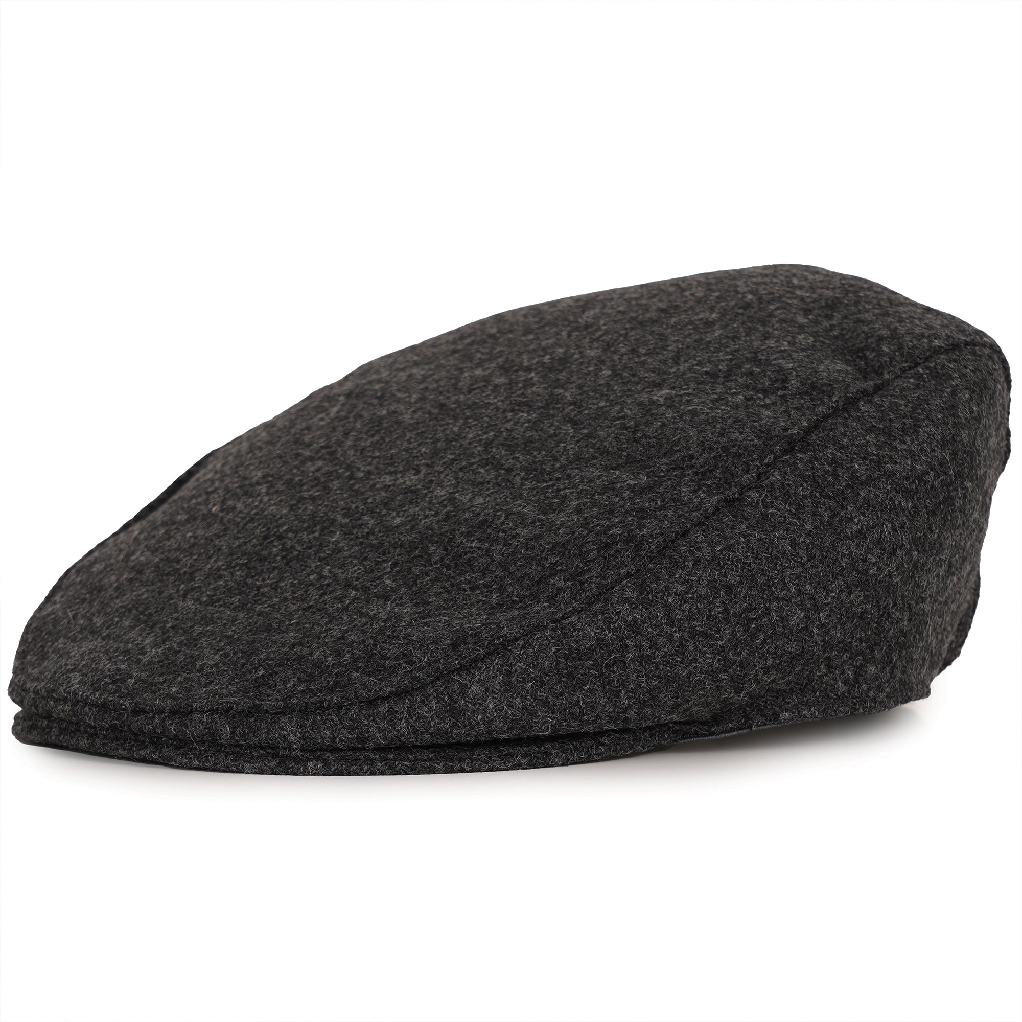 Abraham Moon Flat Cap - Charcoal