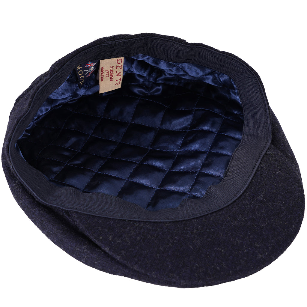 Abraham Moon Flat Cap - Navy