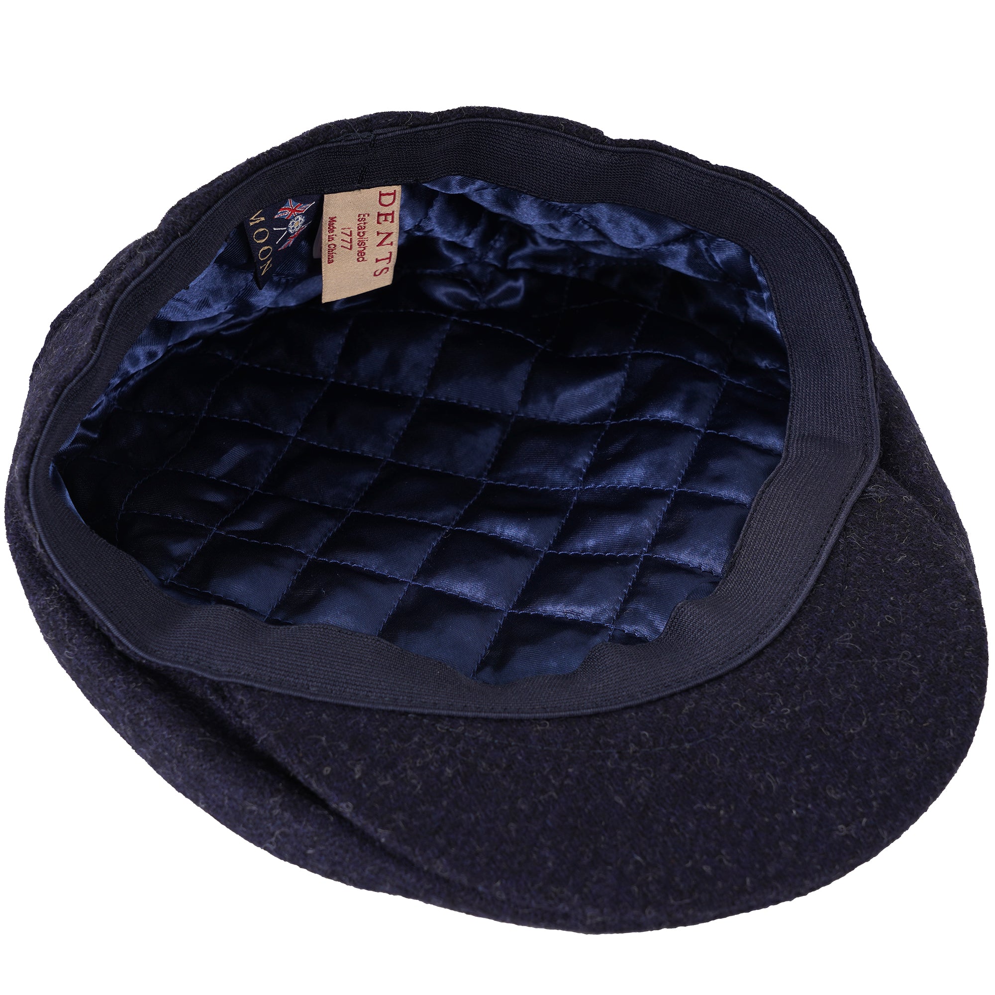 Abraham Moon Flat Cap - Navy
