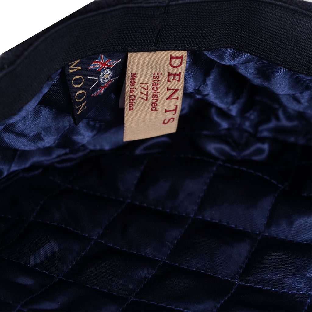 Abraham Moon Flat Cap - Navy