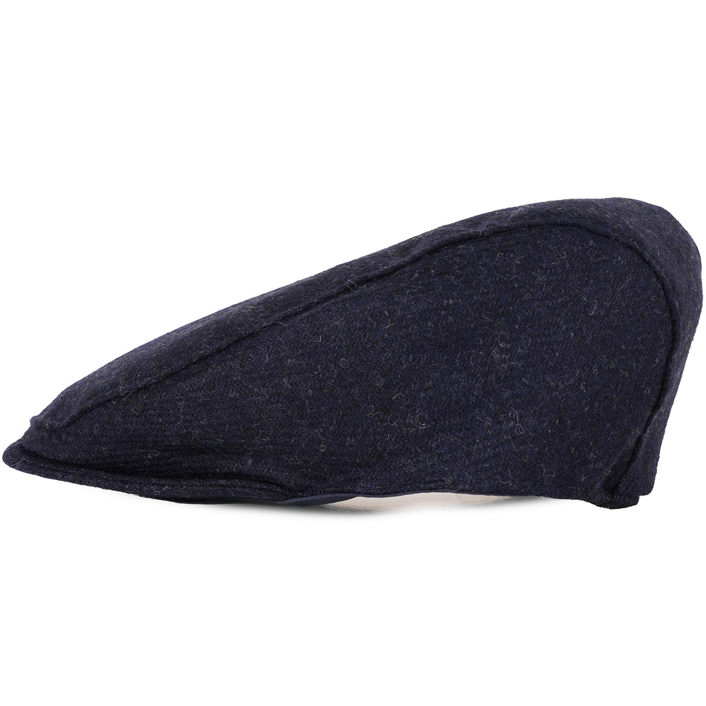 Abraham Moon Flat Cap - Navy