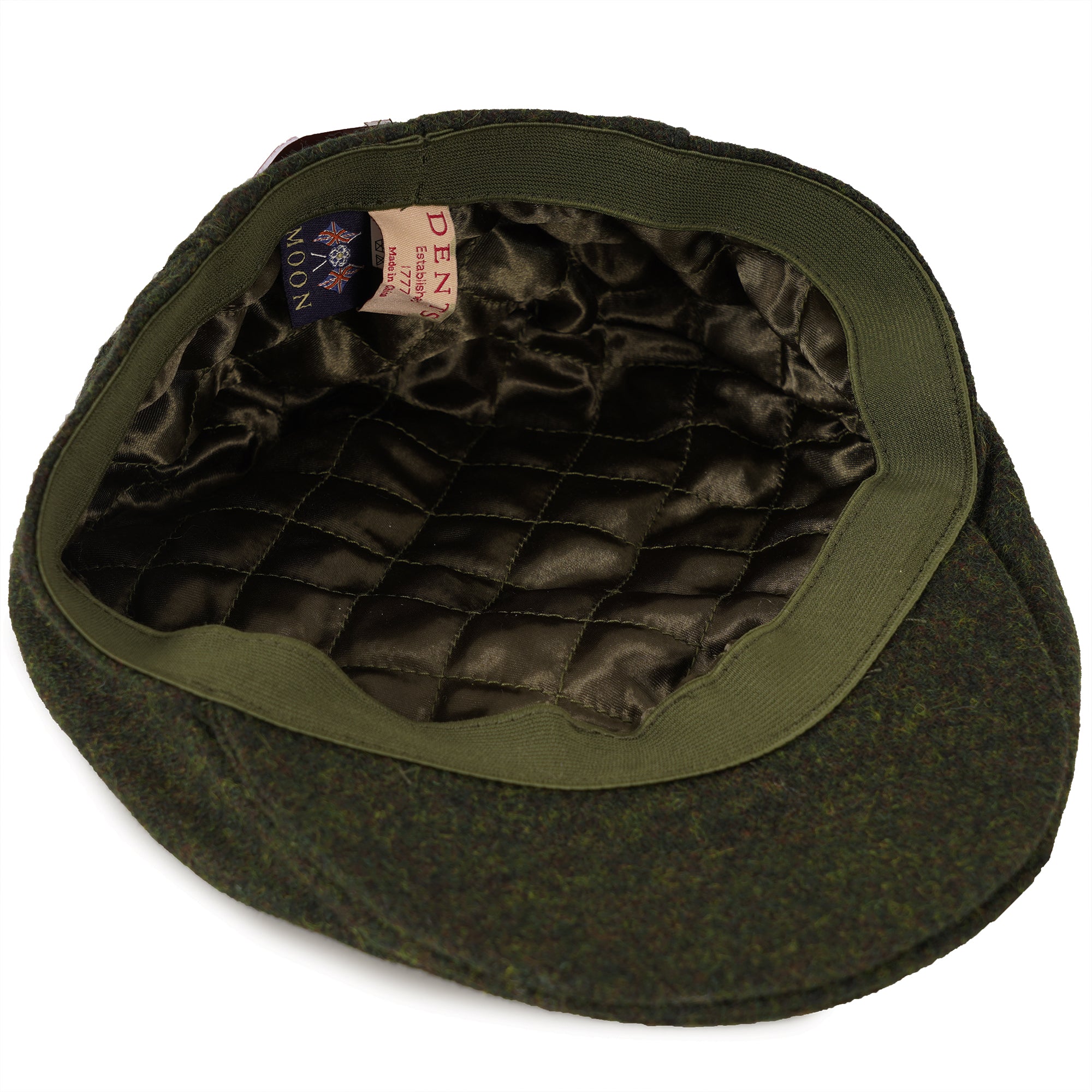 Abraham Moon Flat Cap - Olive