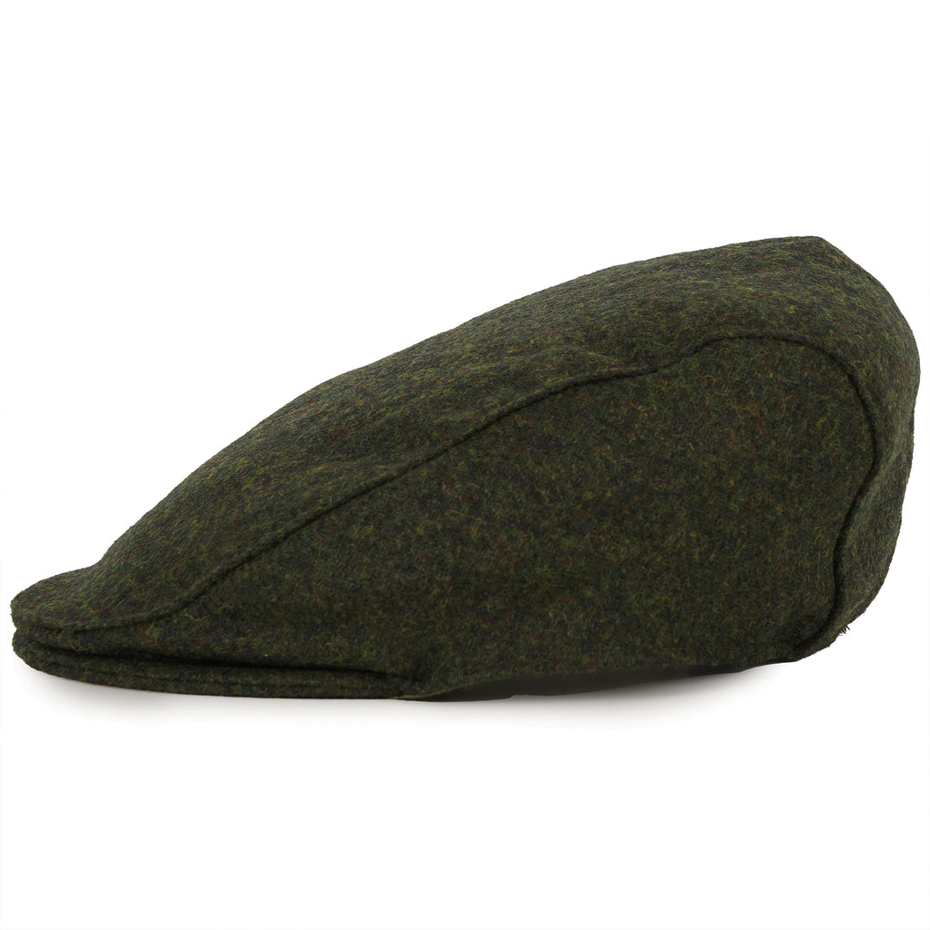 Abraham Moon Flat Cap - Olive
