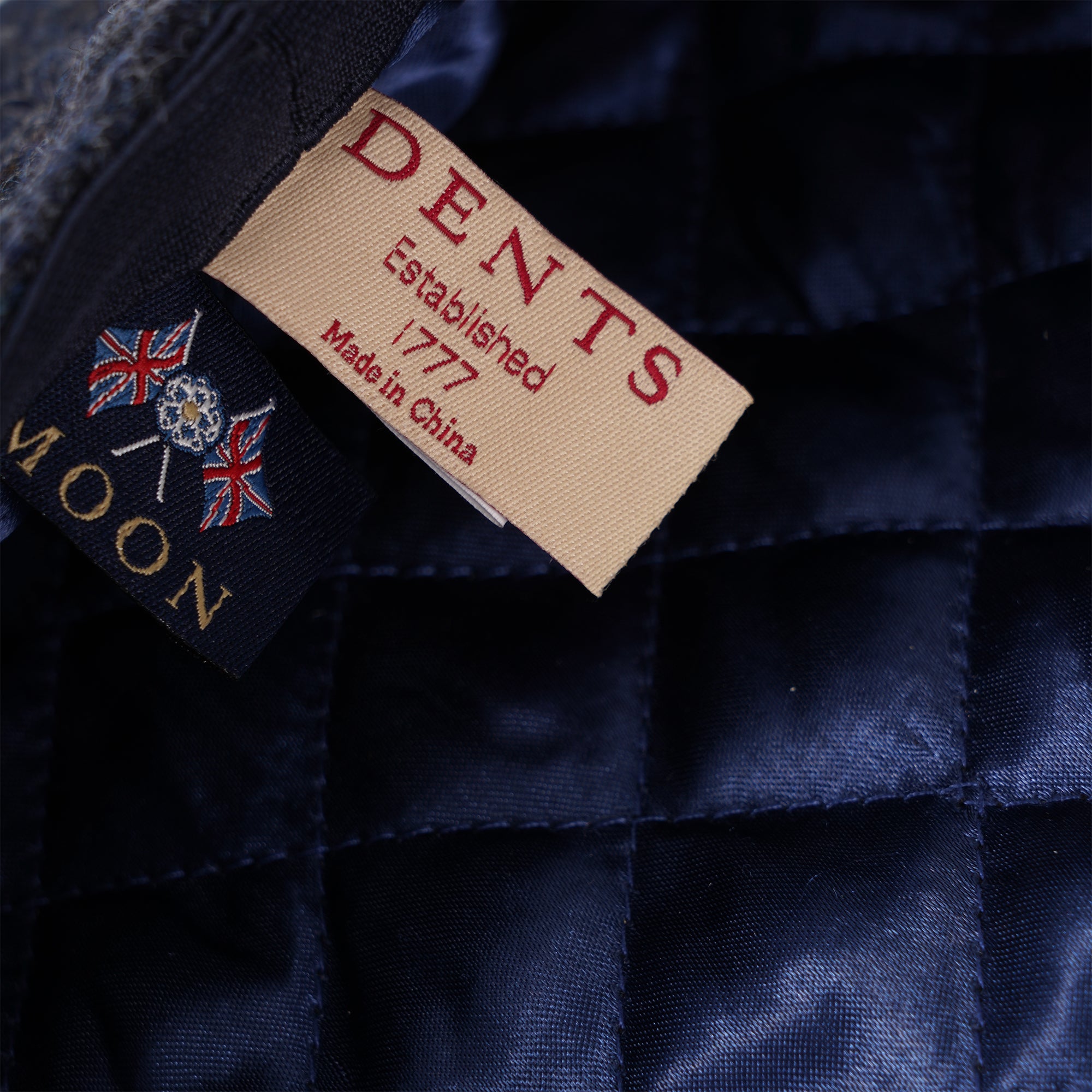 Moon Tweed Flat Cap - Blue