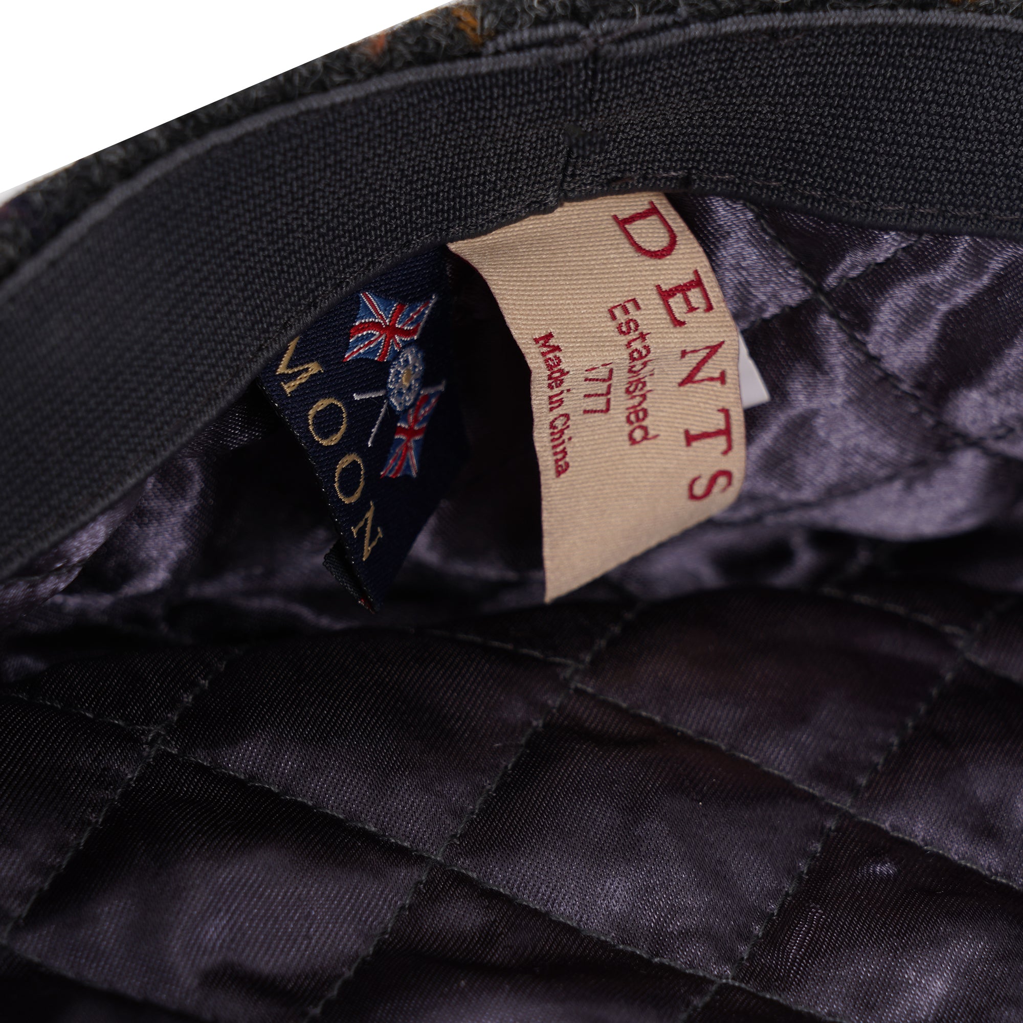 Moon Tweed Flat Cap - Charcoal