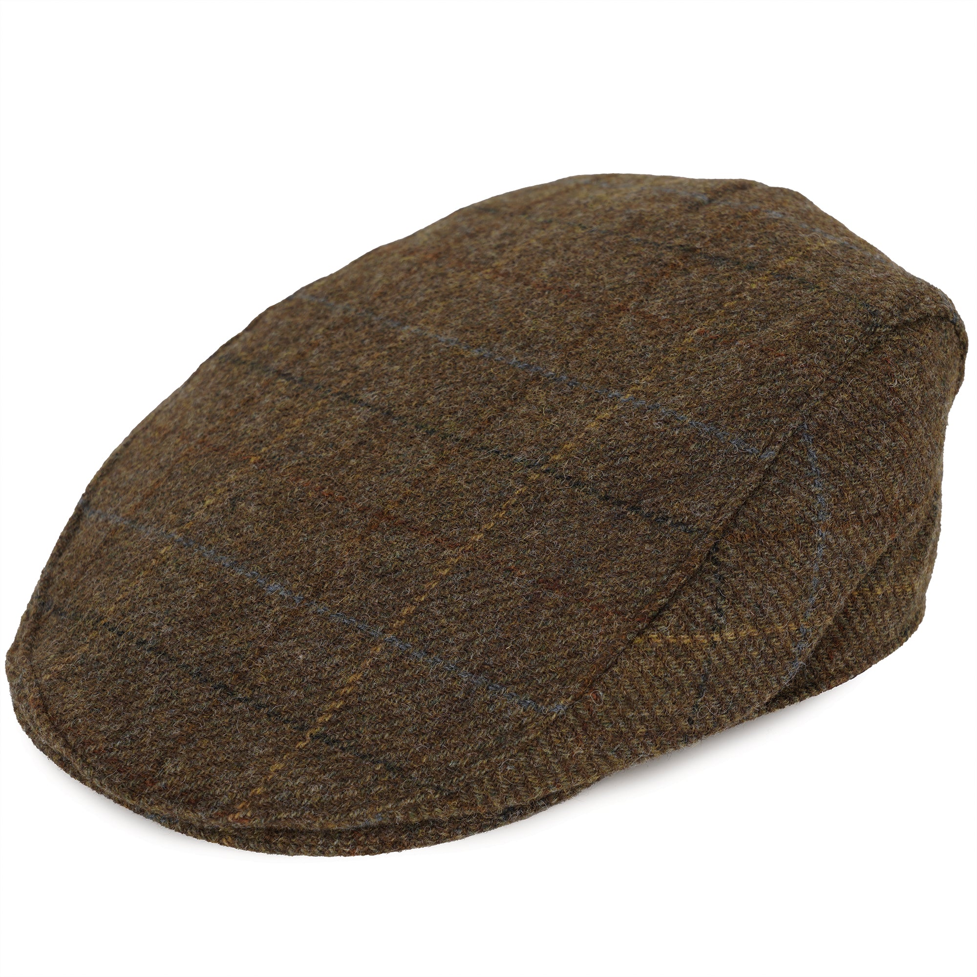 Moon Tweed Flat Cap - Chestnut