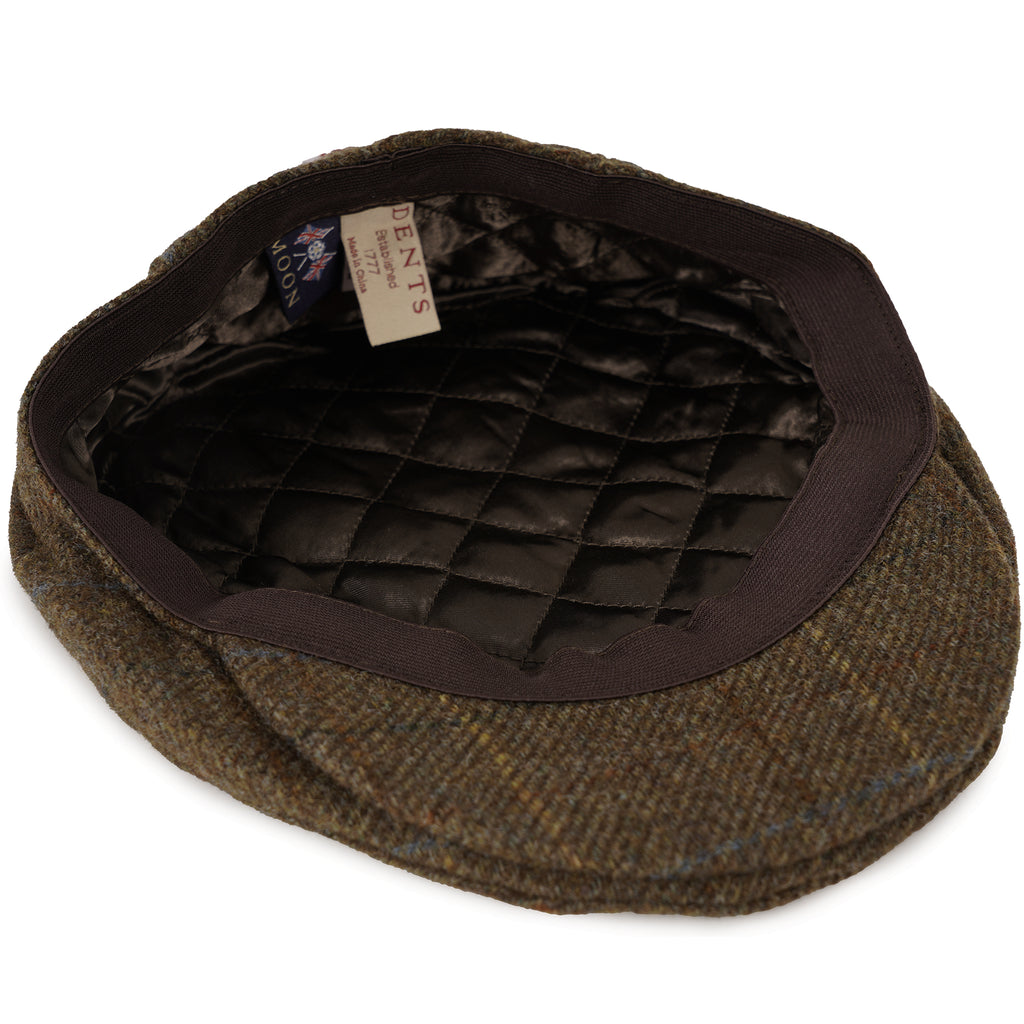 Moon Tweed Flat Cap - Chestnut