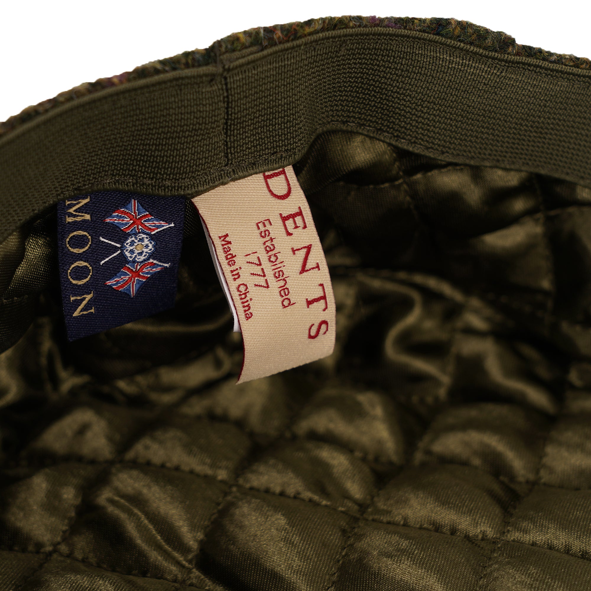 Moon Tweed Flat Cap - Olive