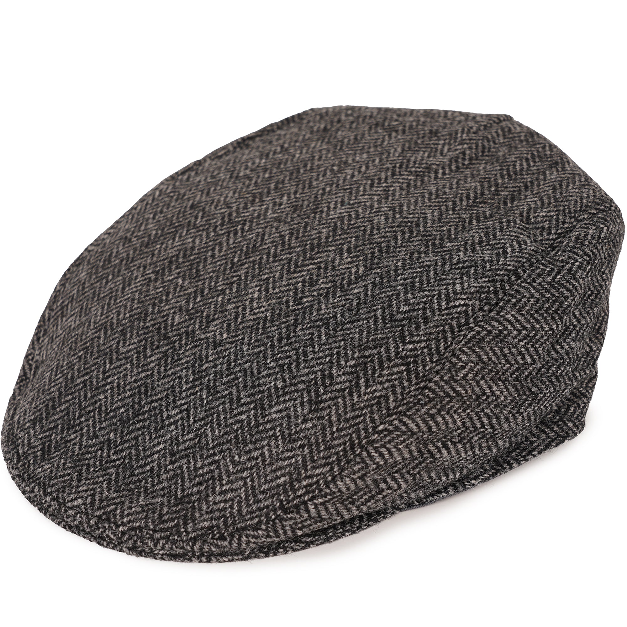 Abraham Moon Flat Cap - Charcoal