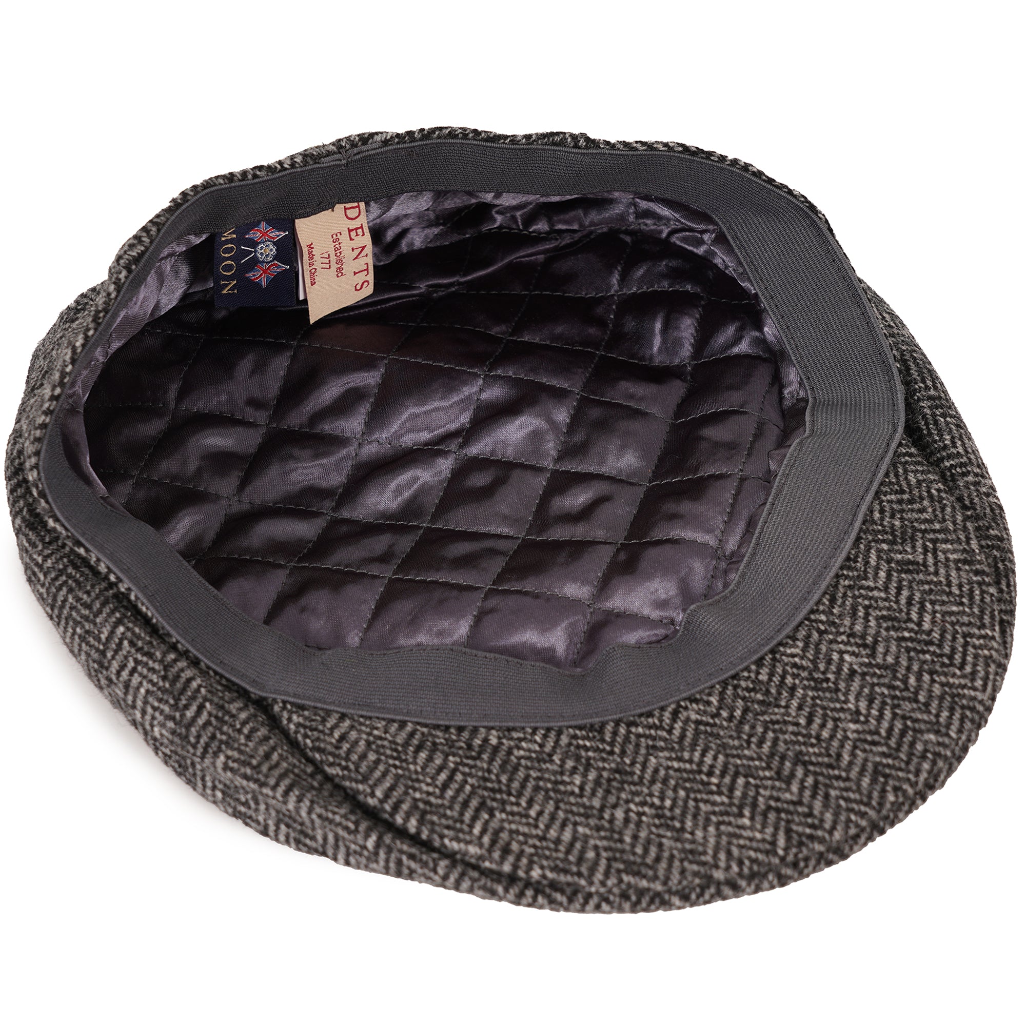 Abraham Moon Flat Cap - Charcoal