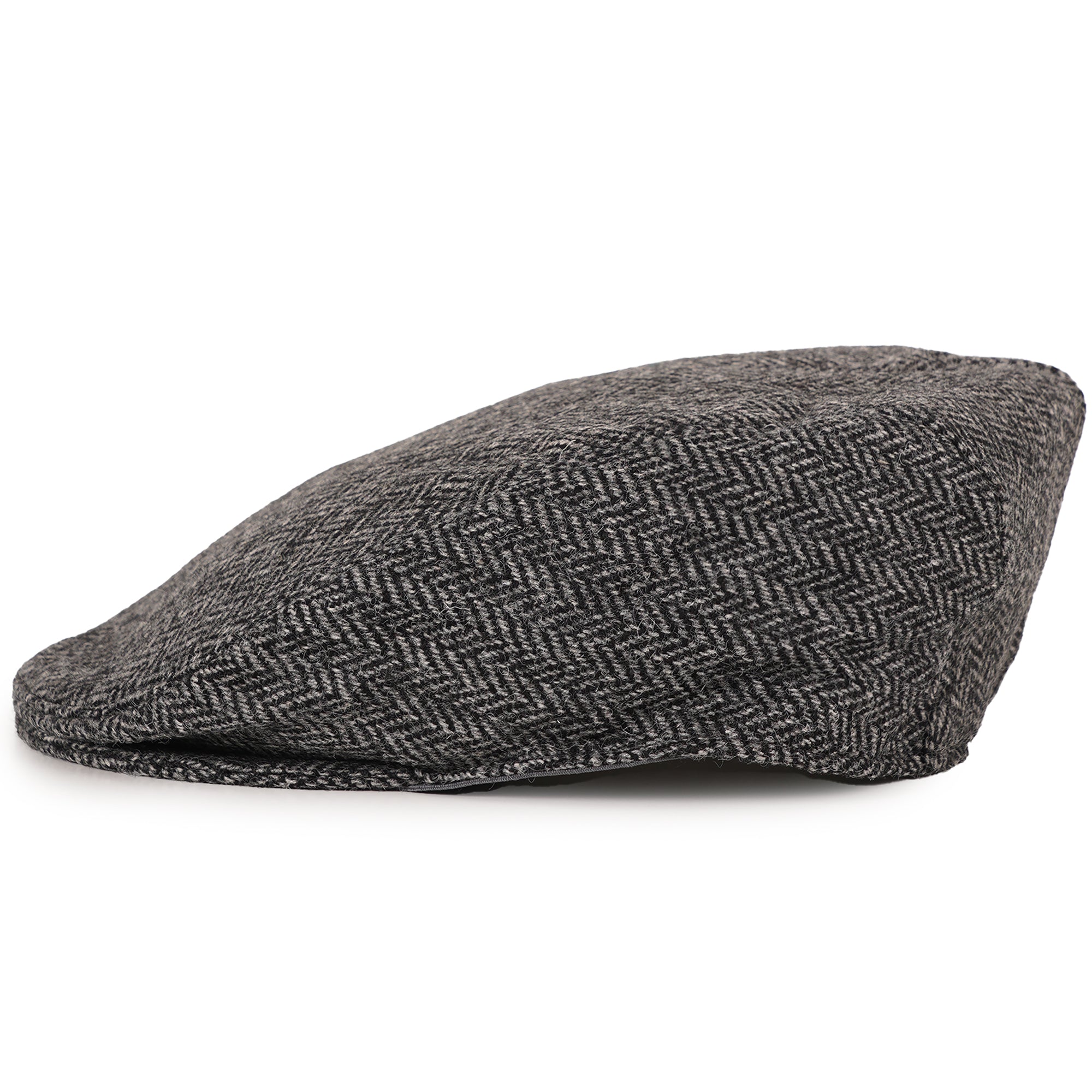 Abraham Moon Flat Cap - Charcoal