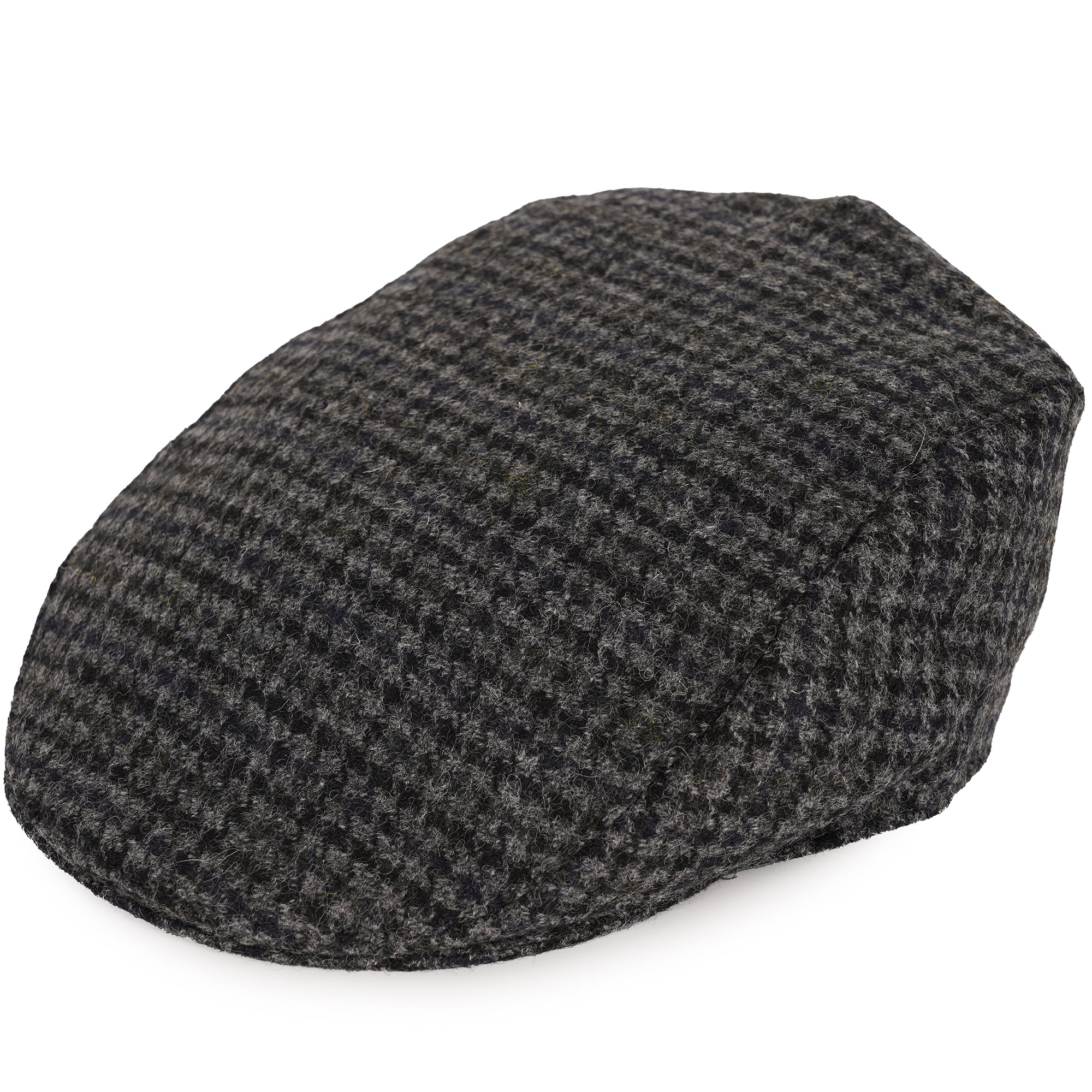 Moon Dogtooth Flat Cap - Graphite