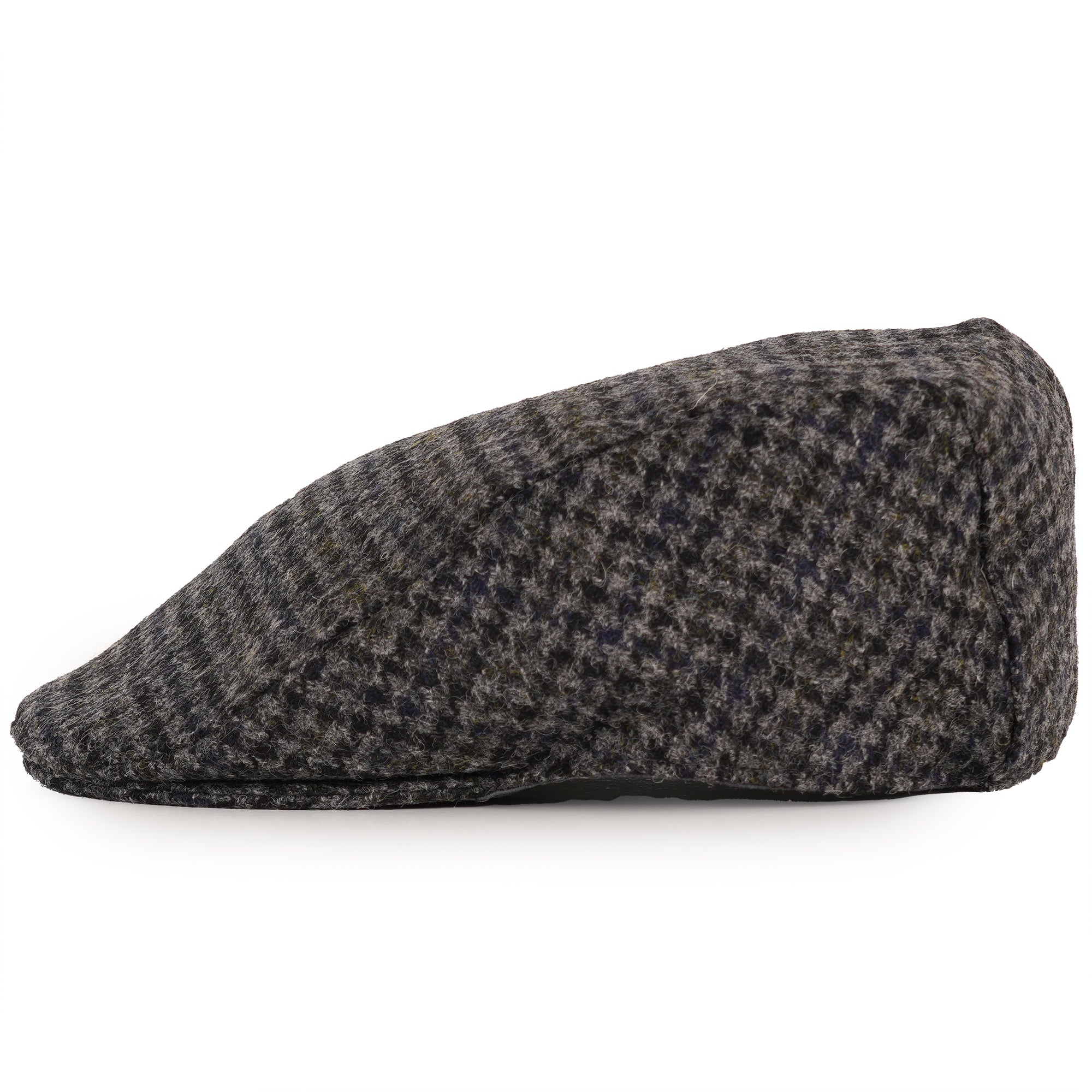 Moon Dogtooth Flat Cap - Graphite