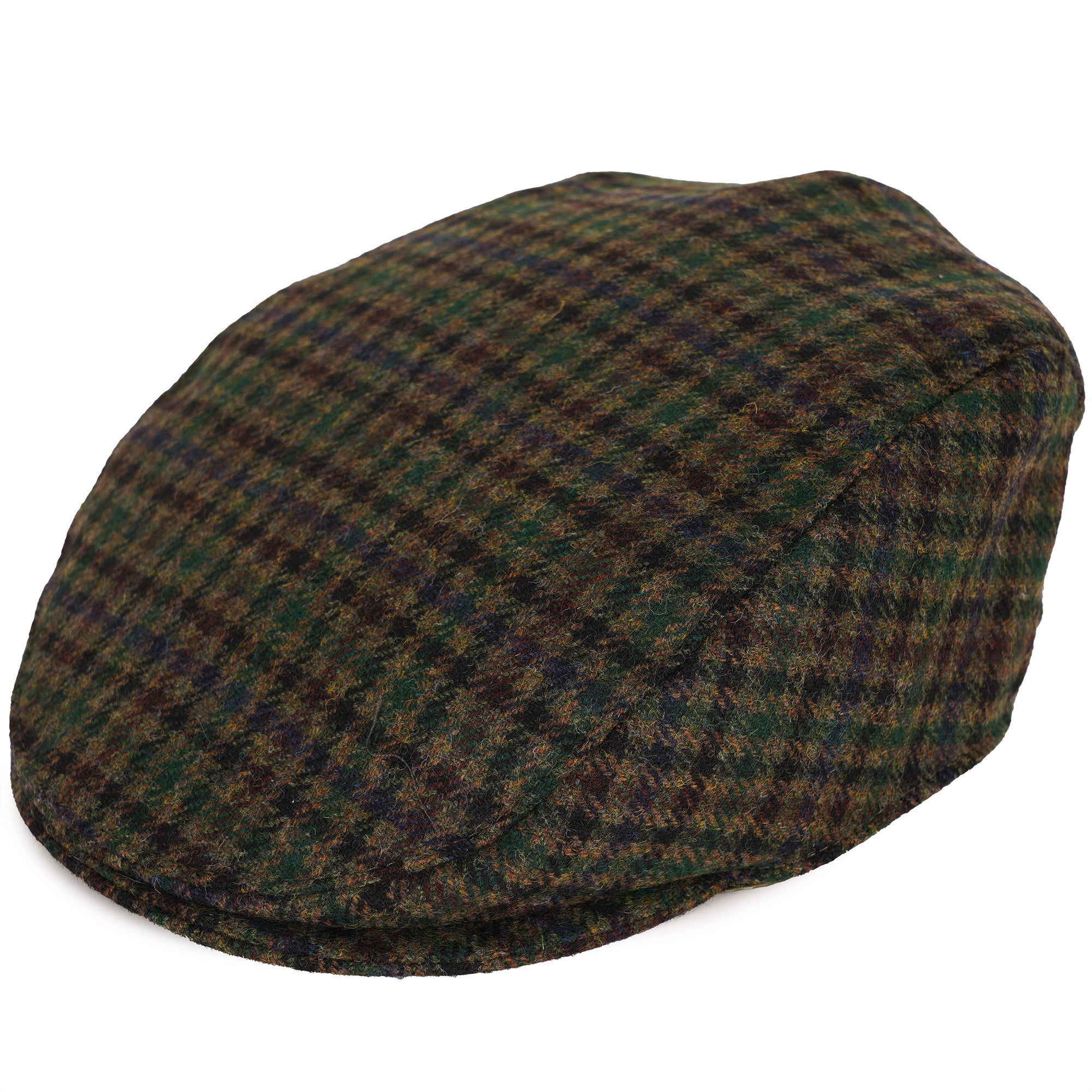 Abraham Moon Flat Cap - Forest Green