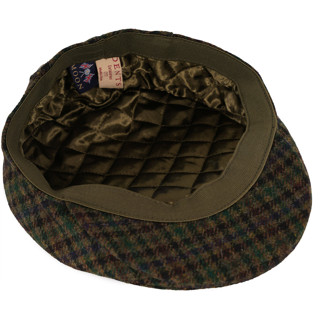 Abraham Moon Flat Cap - Forest Green