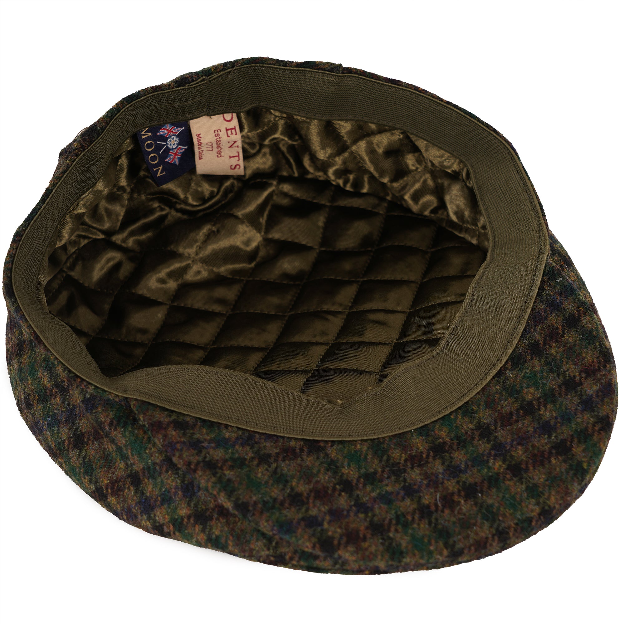 Abraham Moon Flat Cap - Forest Green