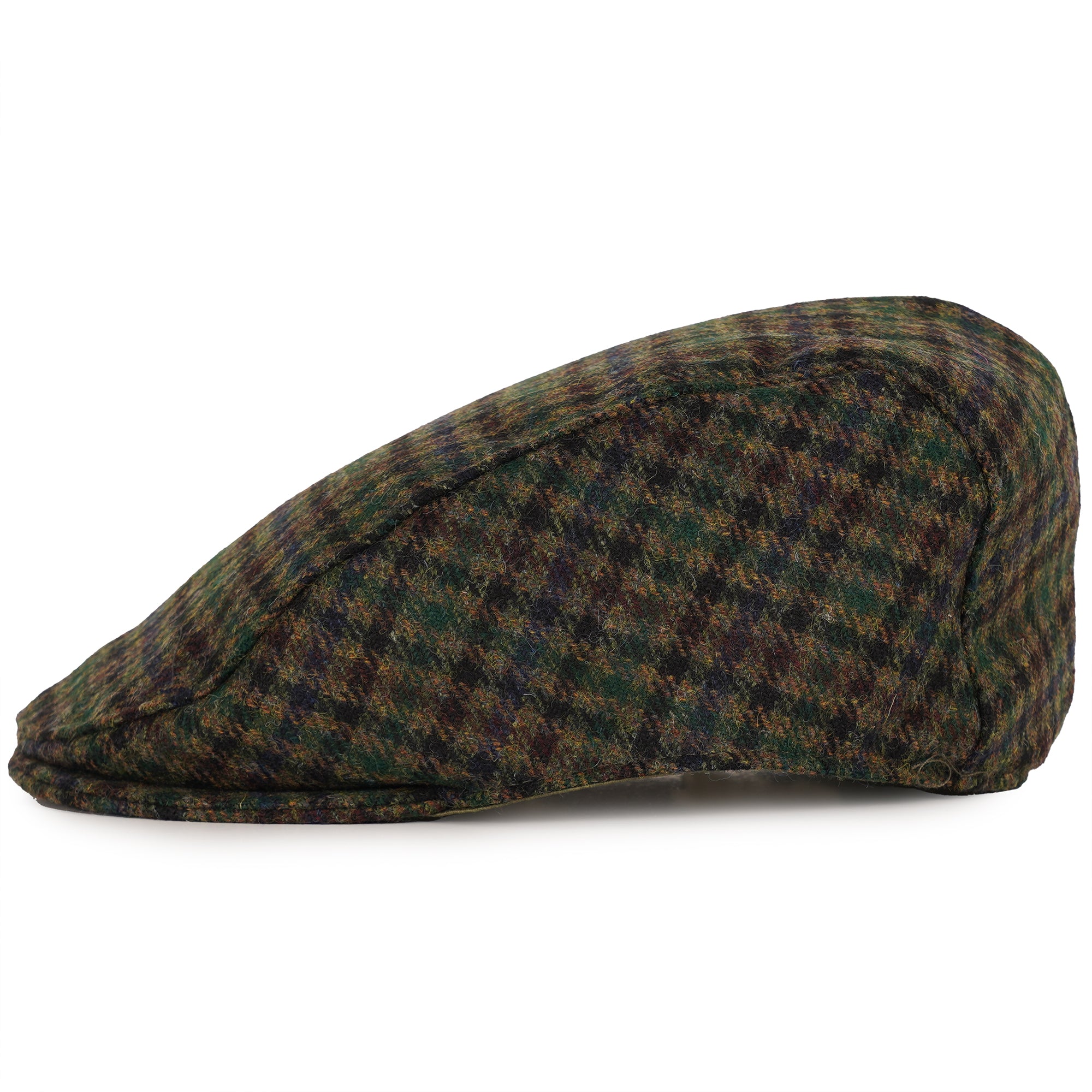 Abraham Moon Flat Cap - Forest Green