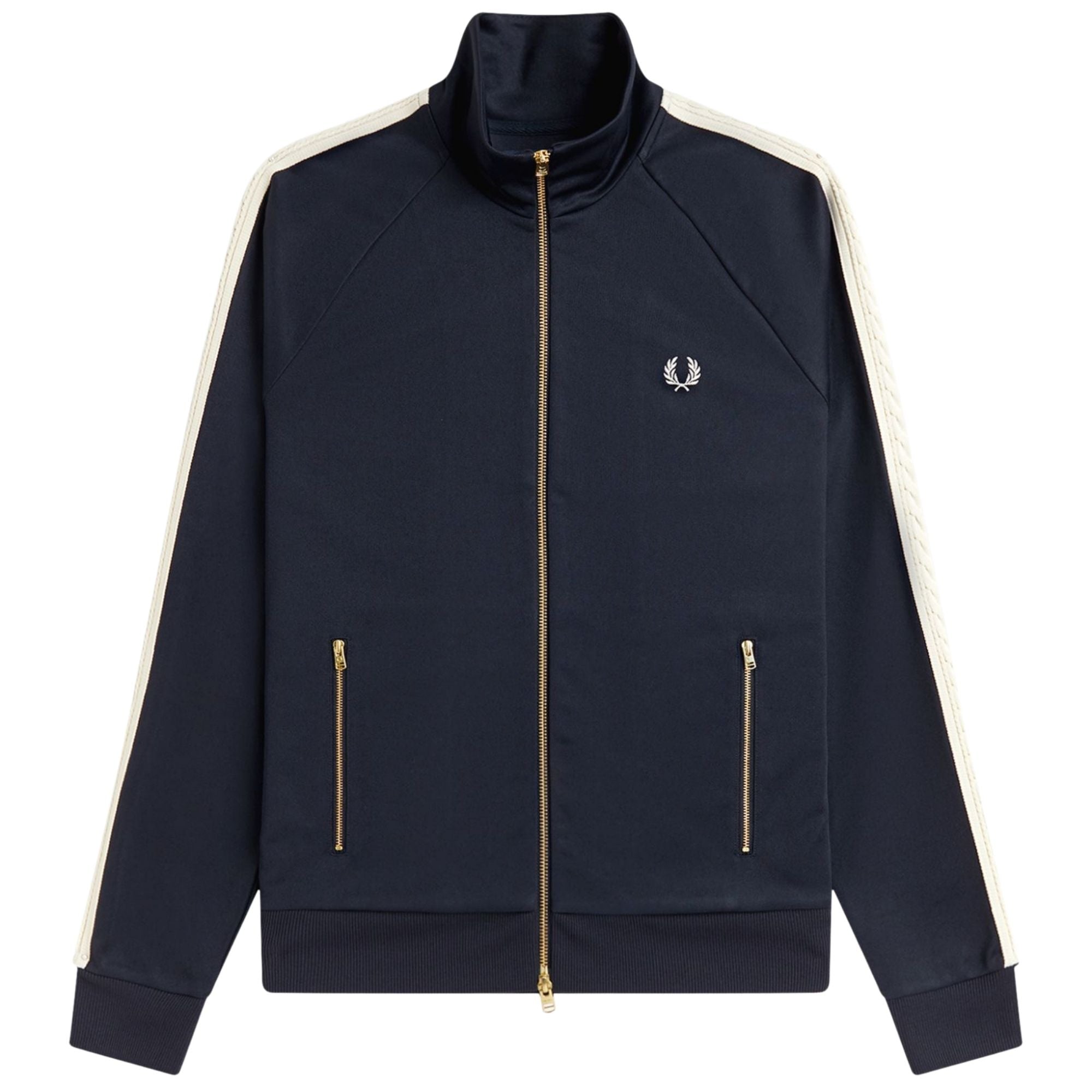 FRED PERRY track jacket XL 日本未発売カラー Fred Perry Cable Taped Track Jacket - Navy J2331-608 – Stuarts London