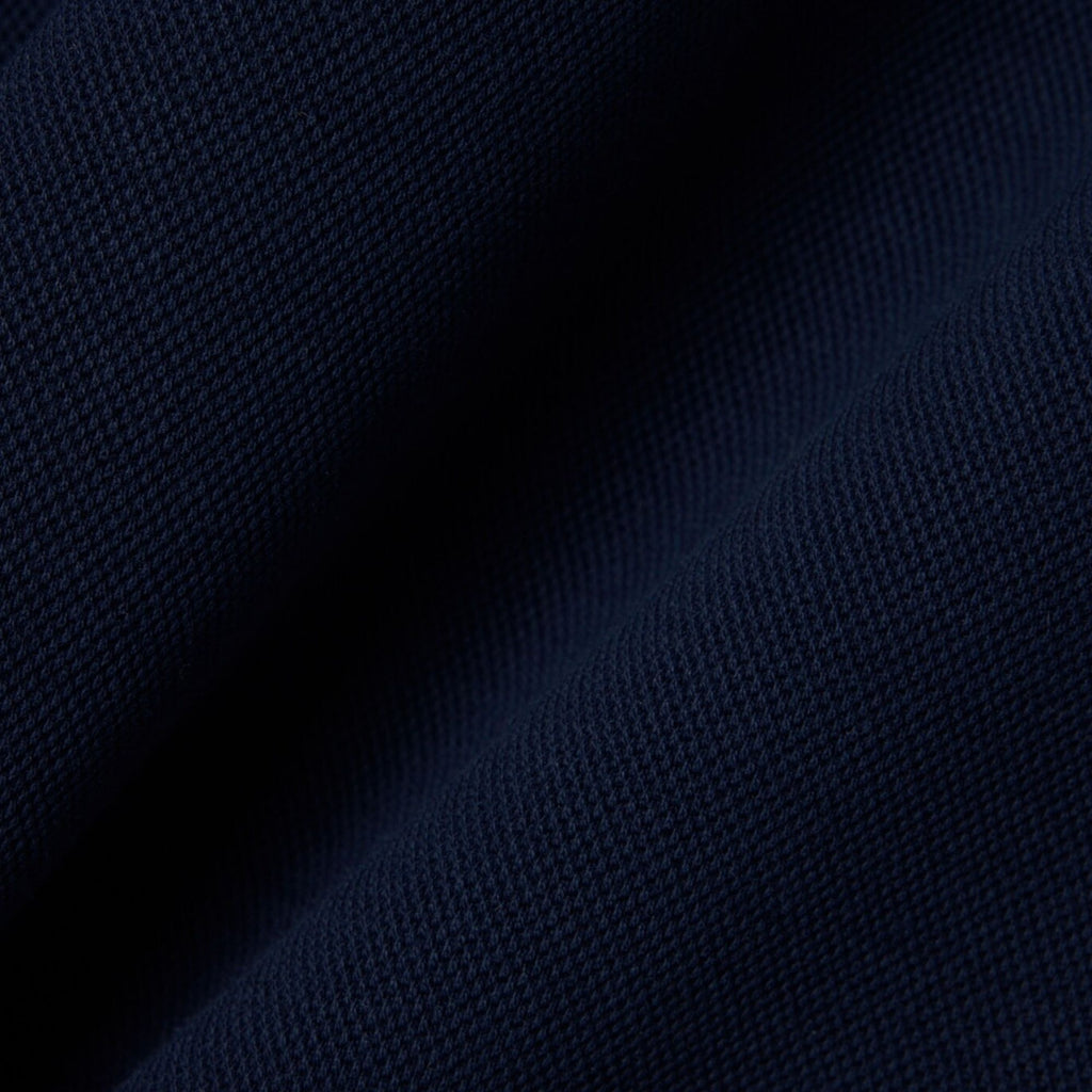 Lacoste Polo Collar Piqué Sweatshirt - Midnight Blue